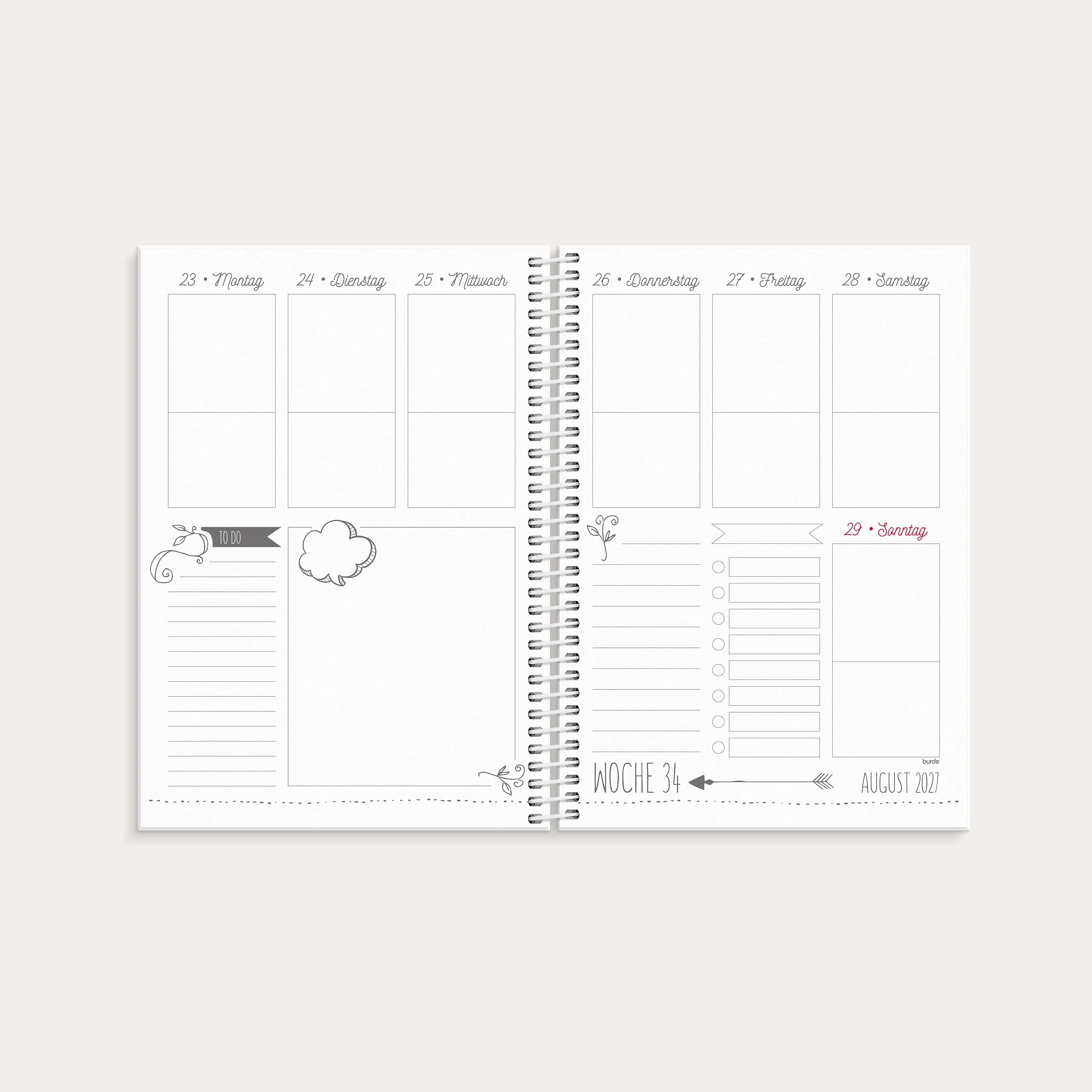 Kalender Doodle 2027