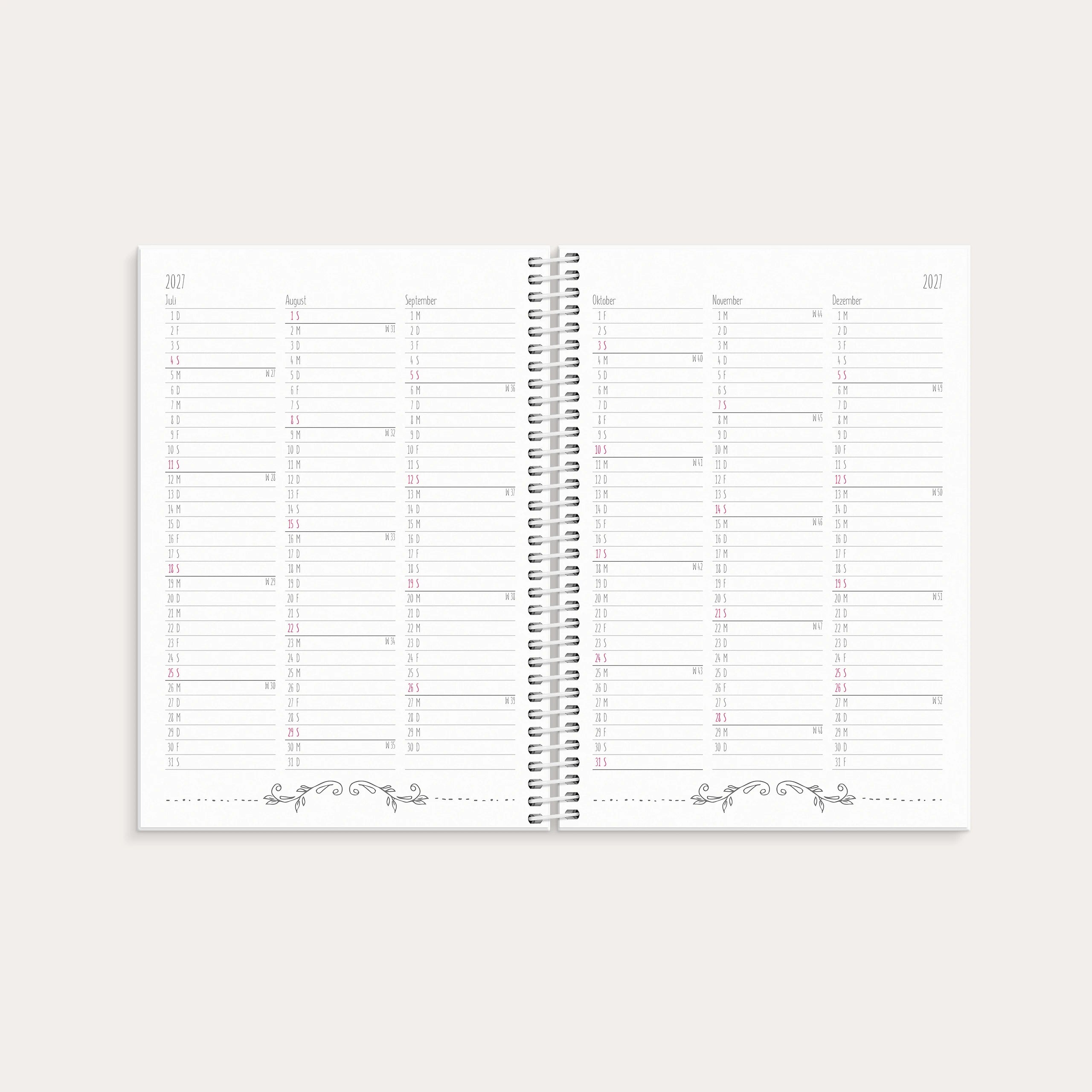 Kalender Doodle 2027