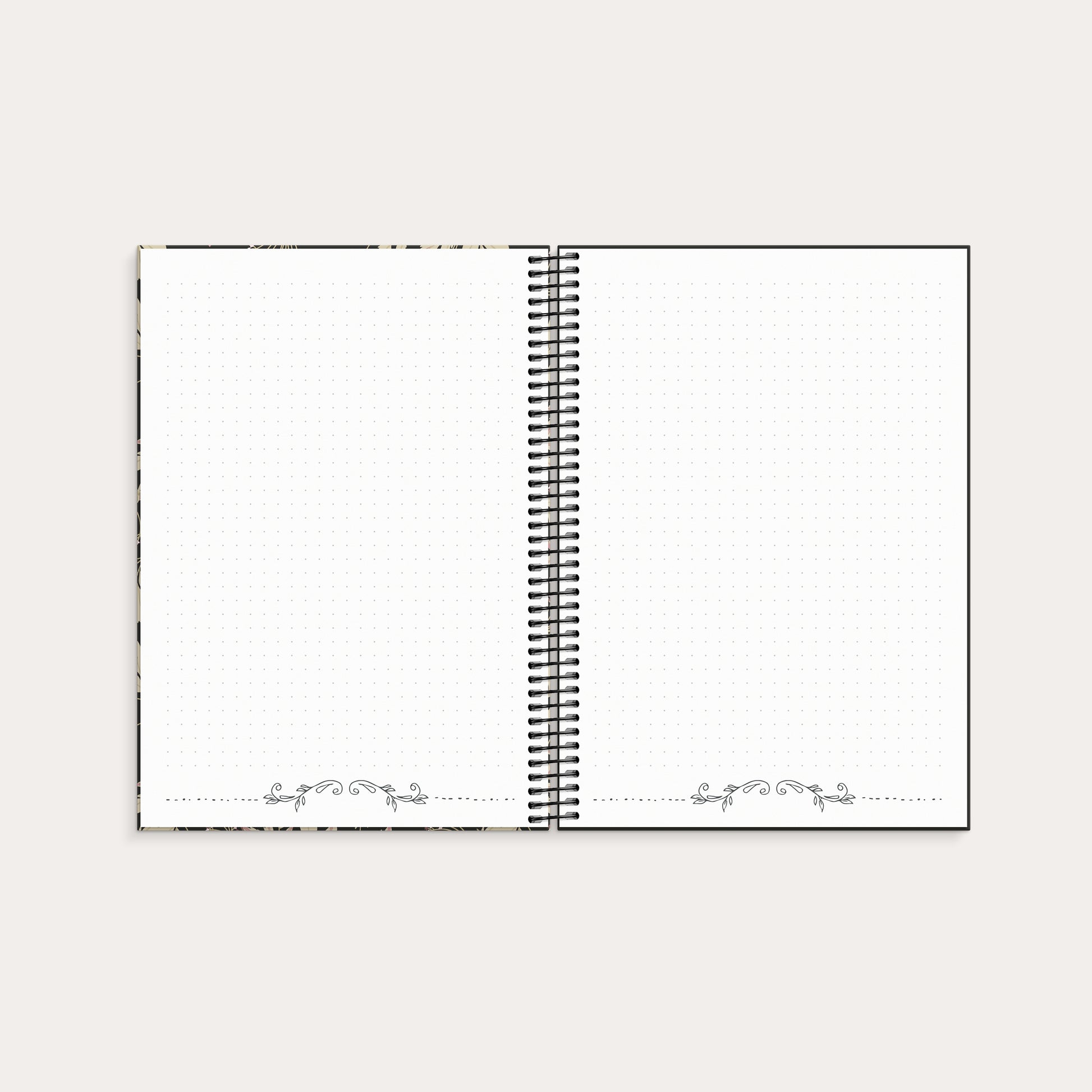 Kalender Doodle Blumen 2026 – detail view