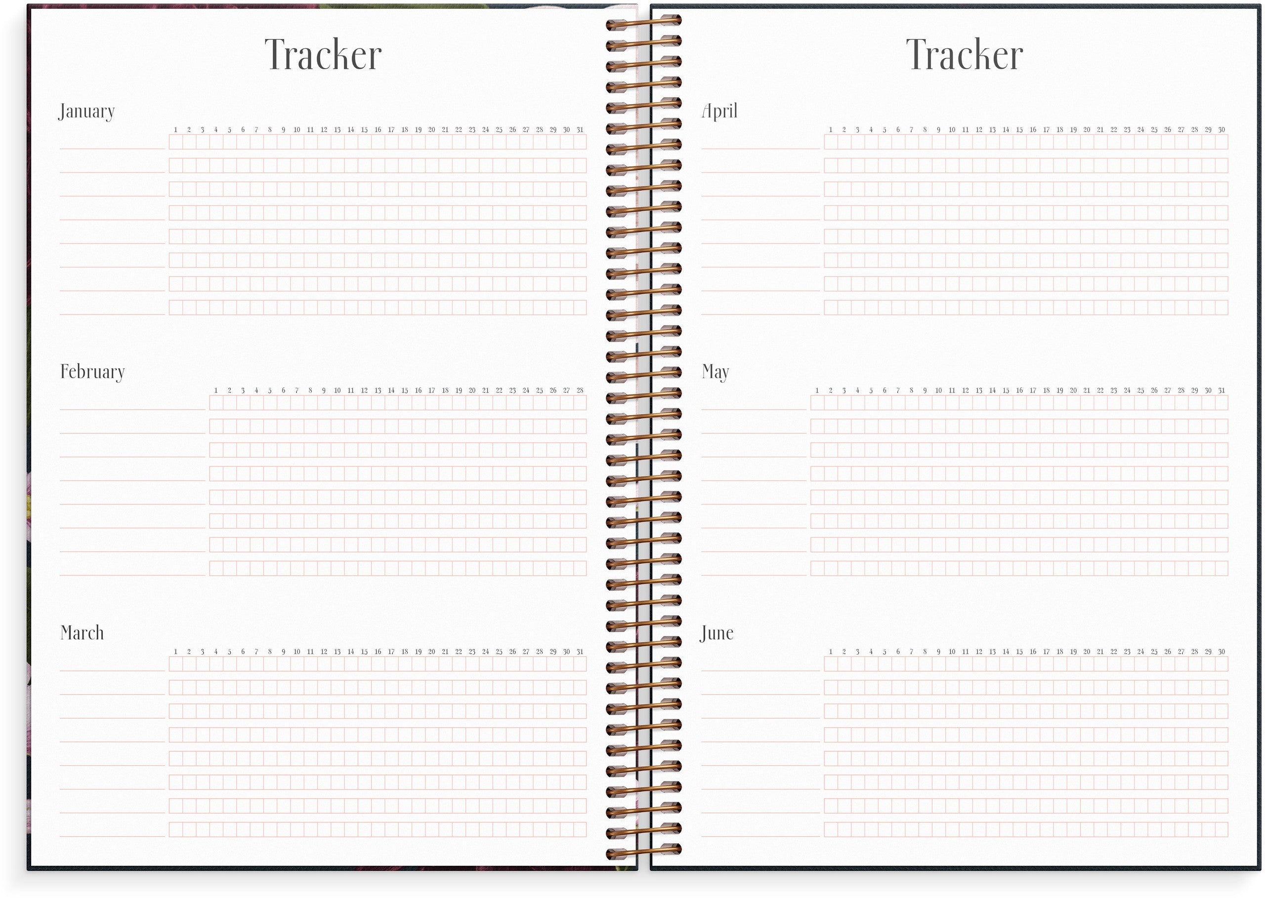 Life Planner Pink 2027 Gartenträume