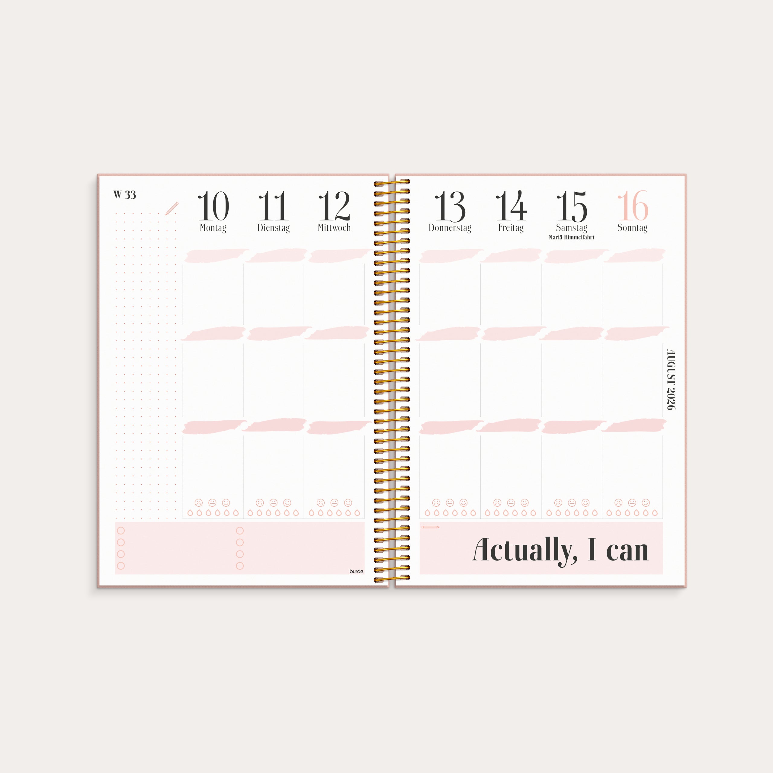 Life Planner Pink 2026