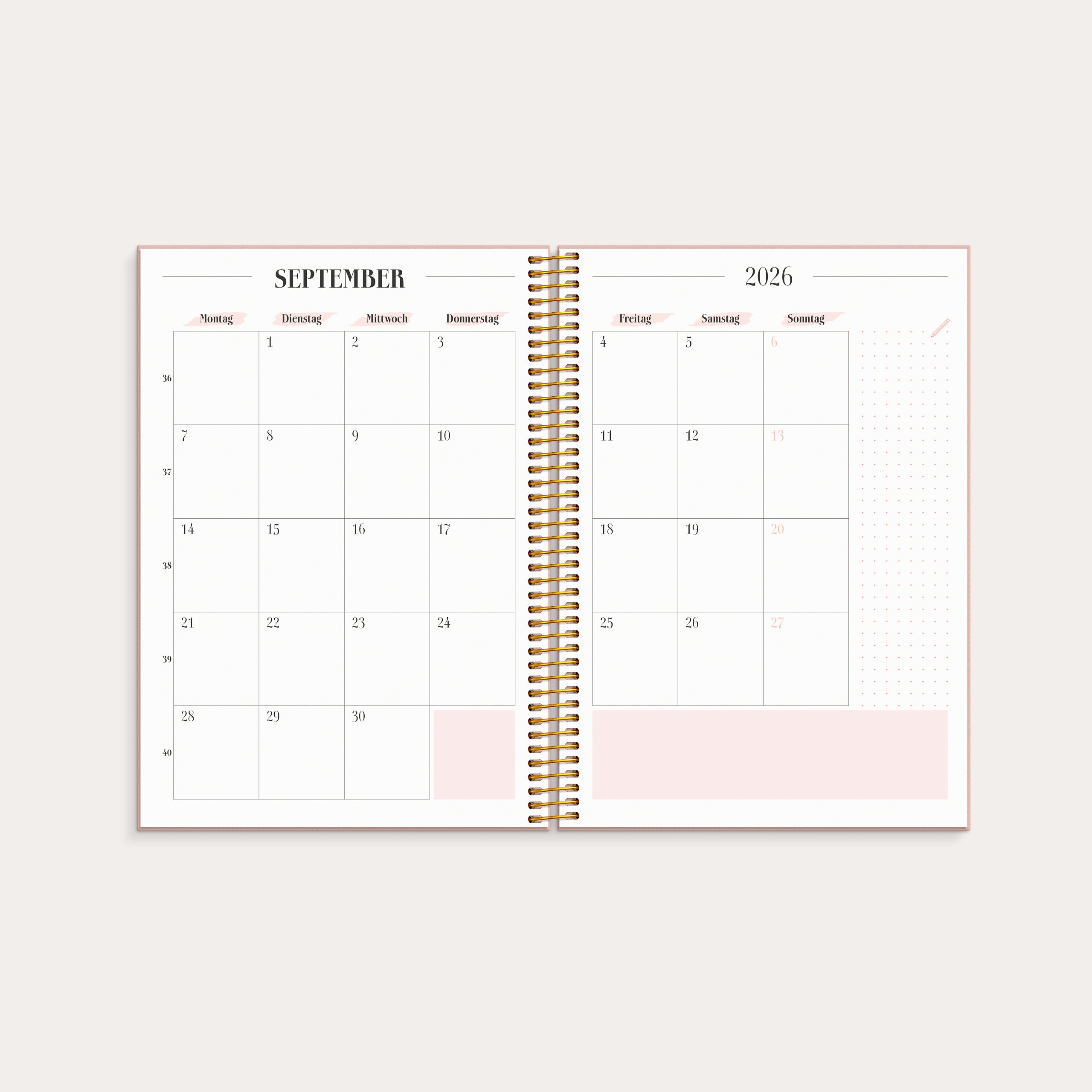 Life Planner Pink 2026