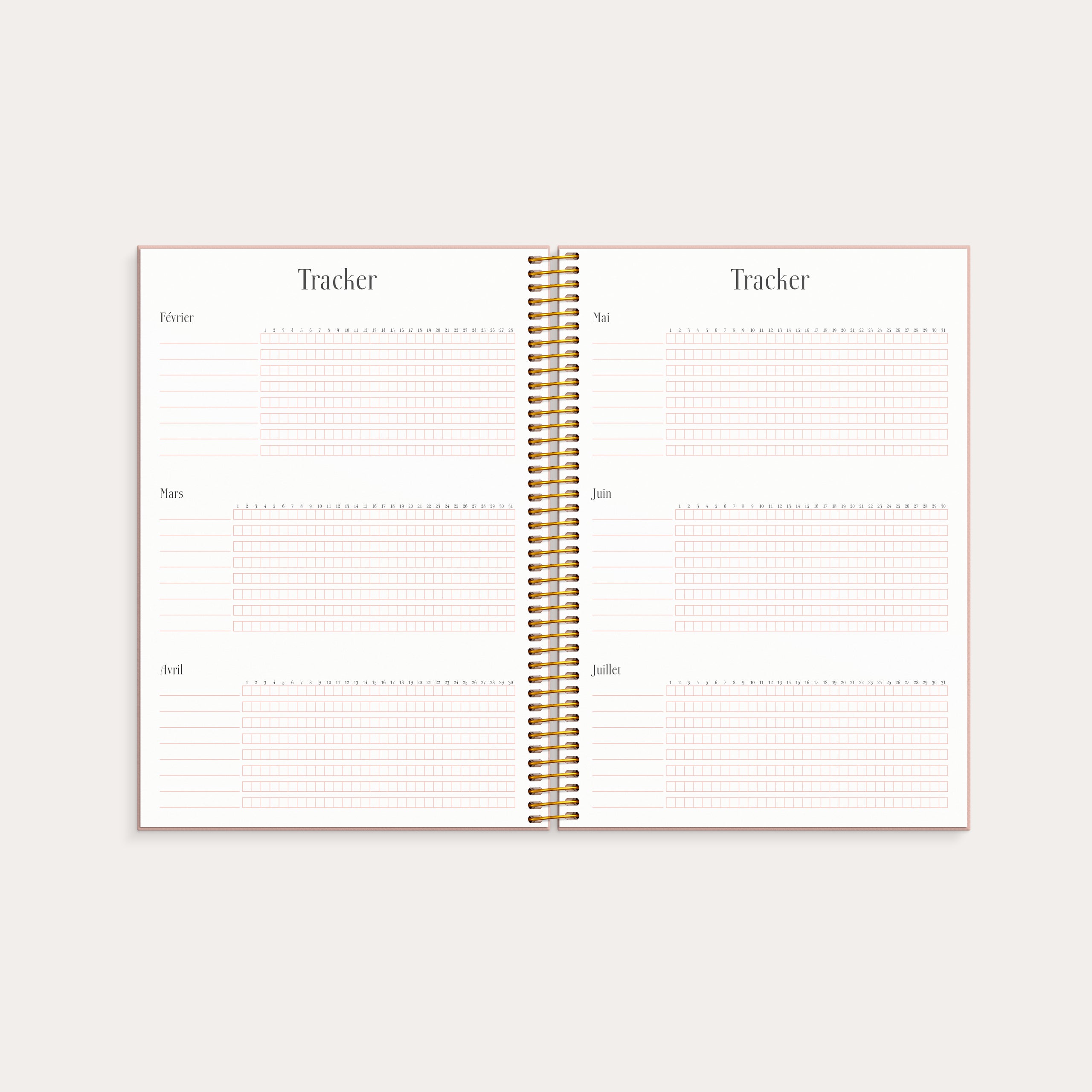Life Planner Pink Fleur 2026
