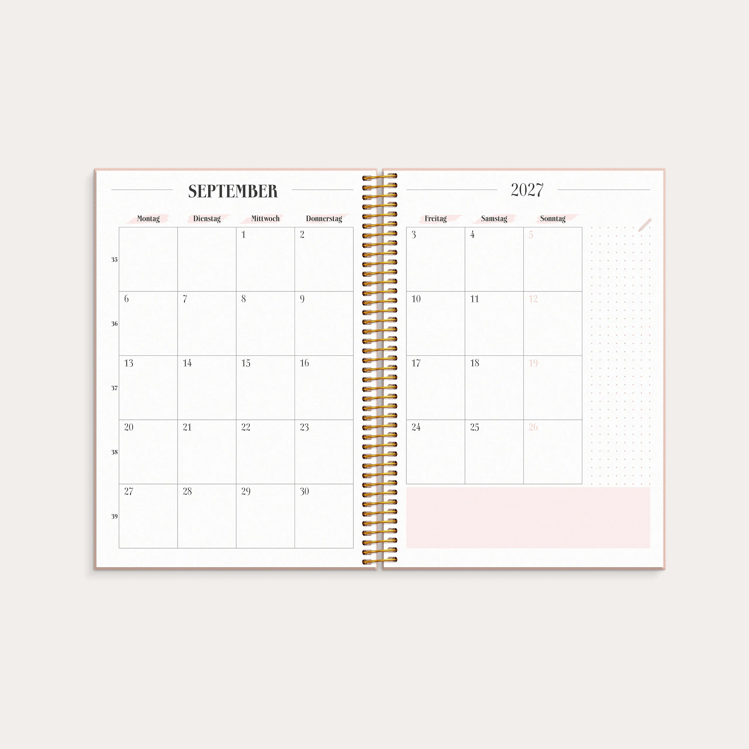 Life Planner Pink 2027