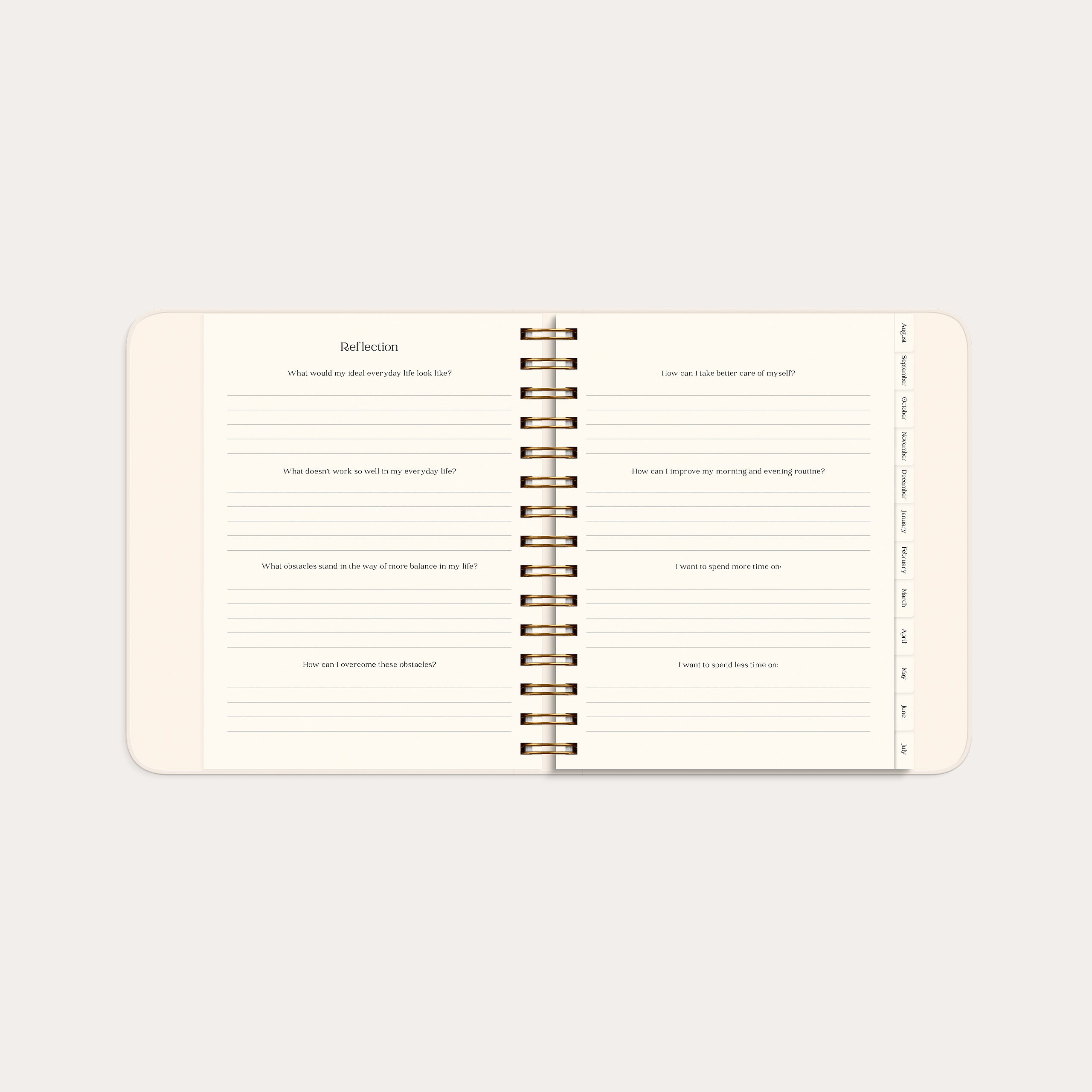 Life Planner Pastel flowers 26/27
