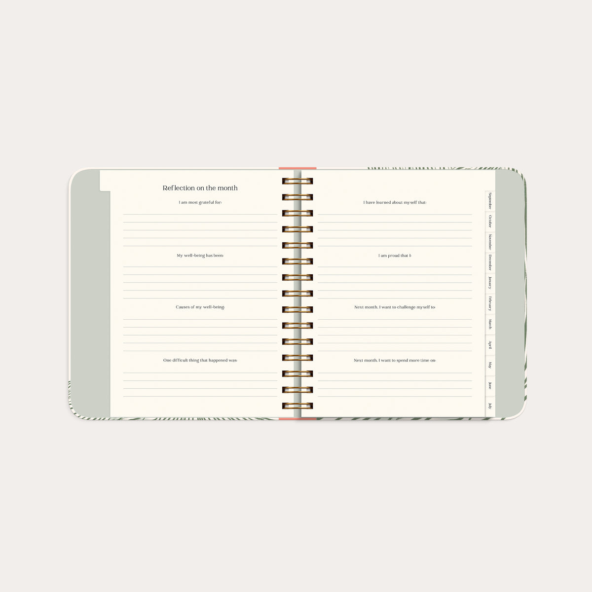 Life Planner Decor Green flow 26/27