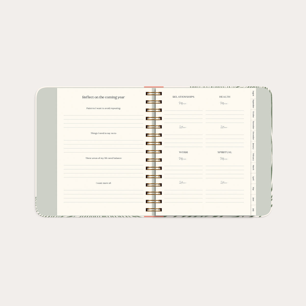 Life Planner Decor Green flow 26/27