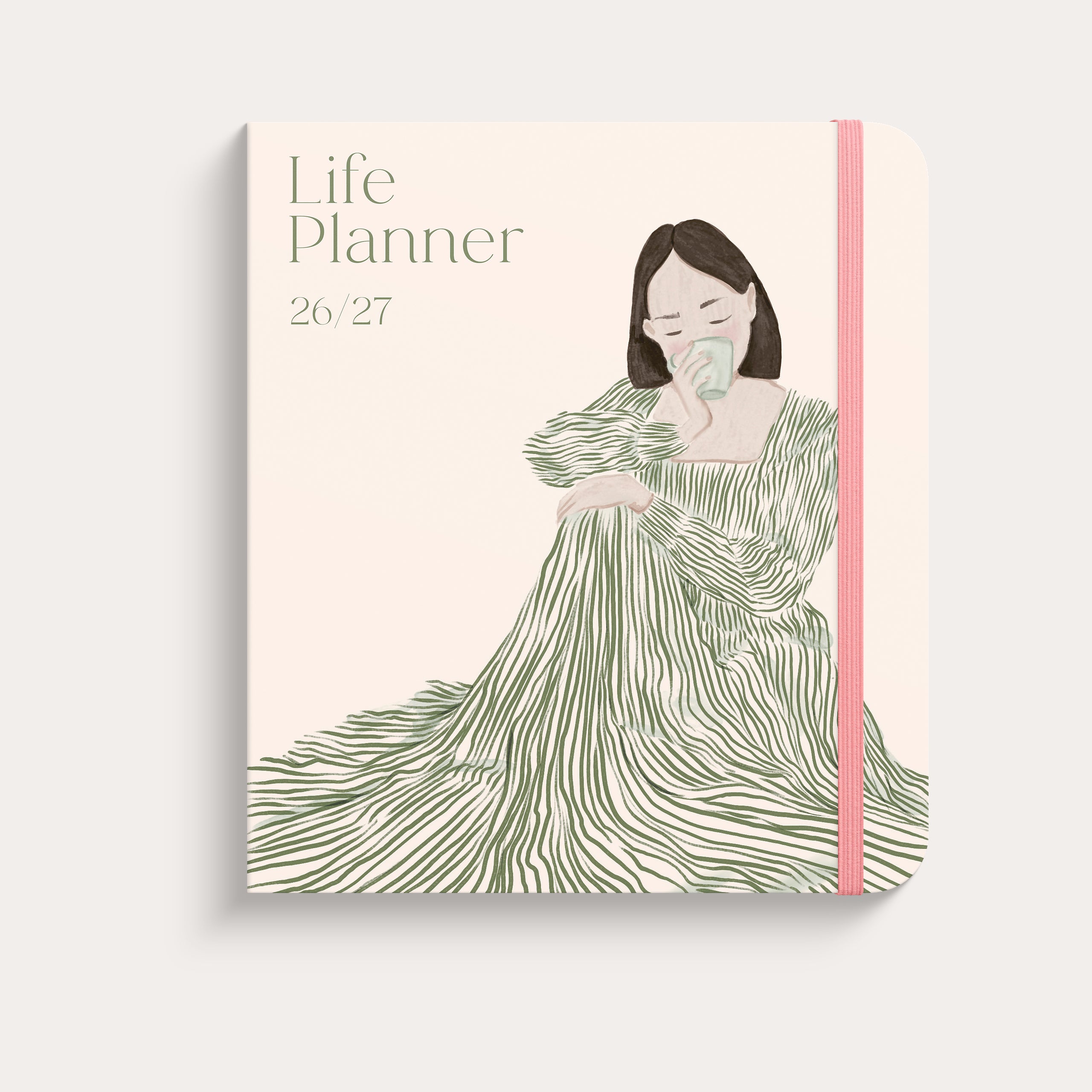 Life Planner Decor Green flow 26/27