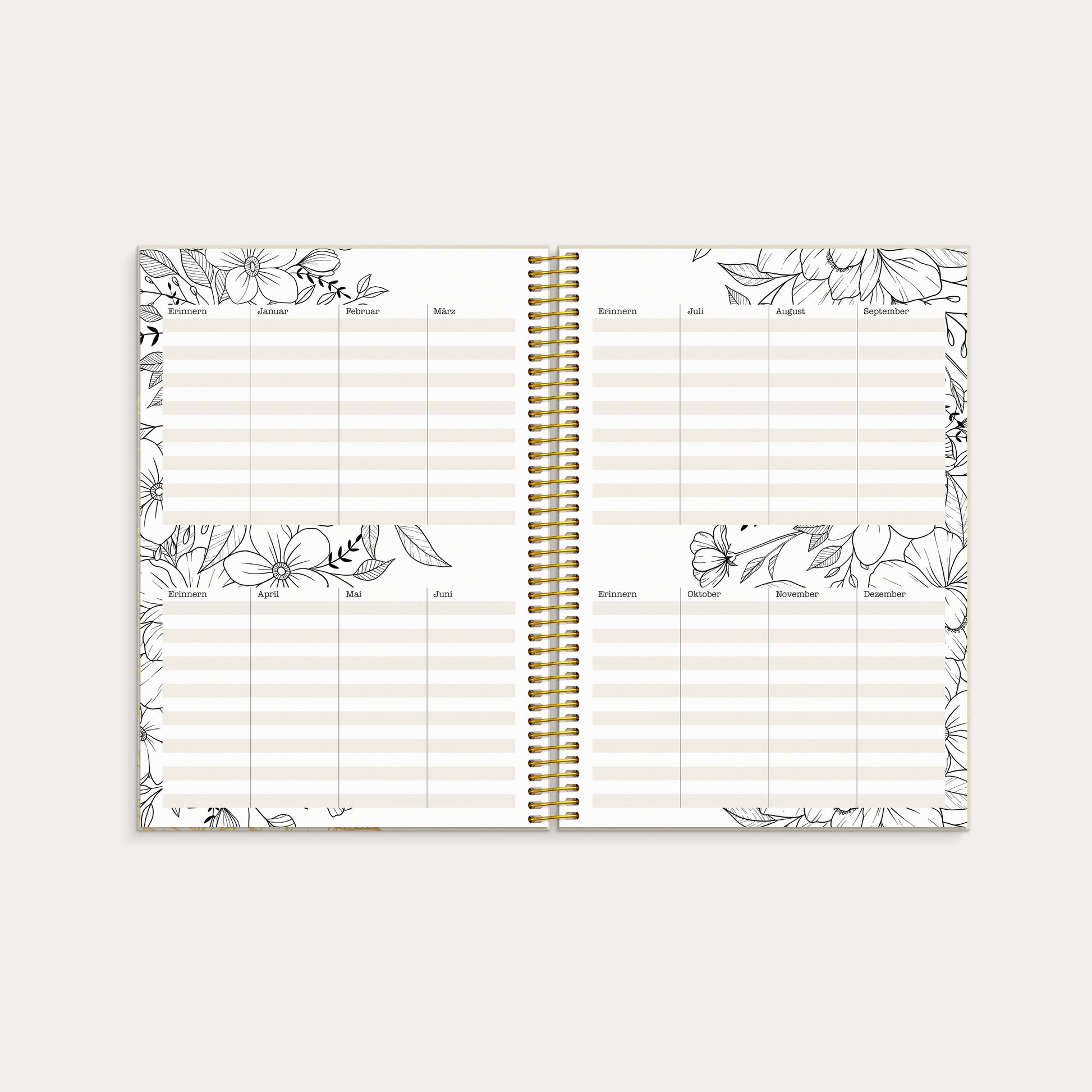 Life Planner Bloom 2026 – detail view