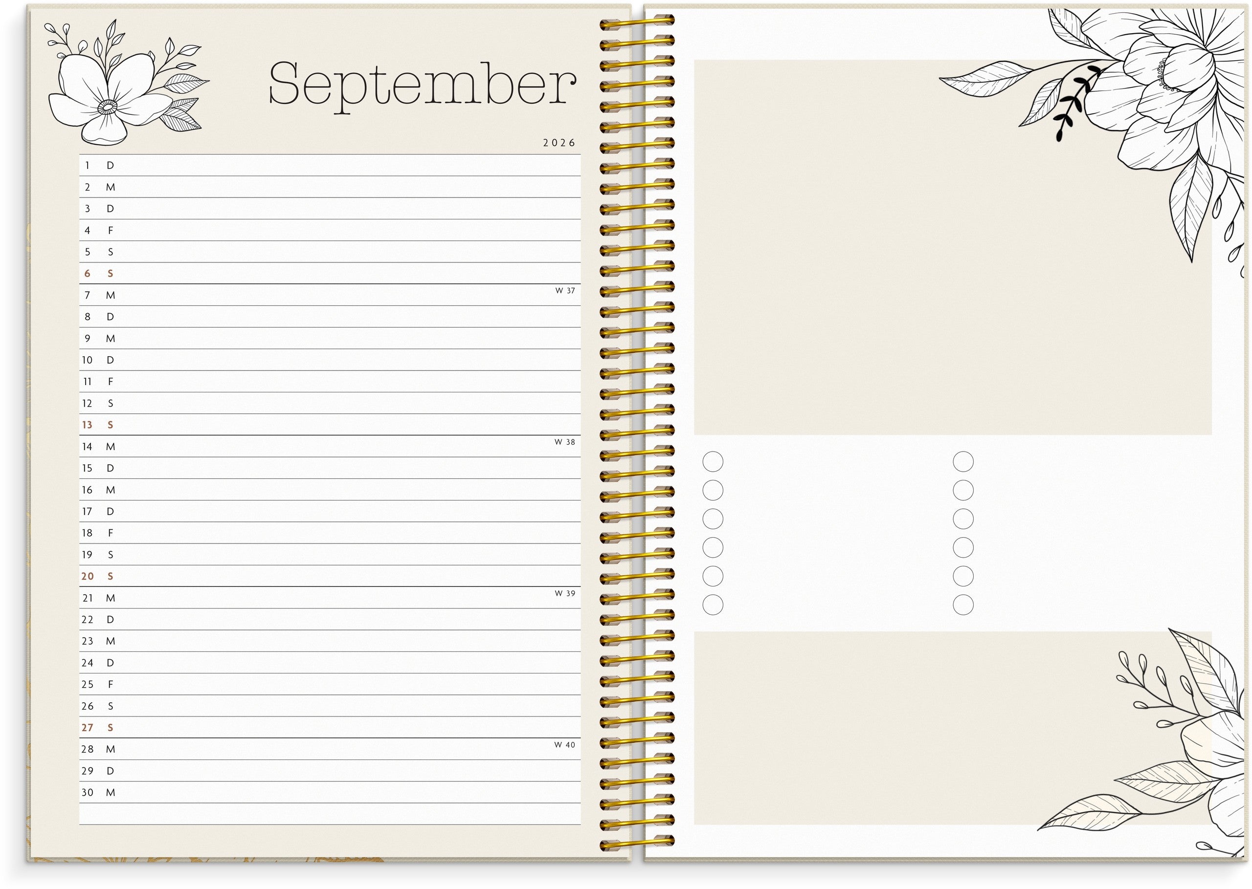 Life planner Bloom 26/27