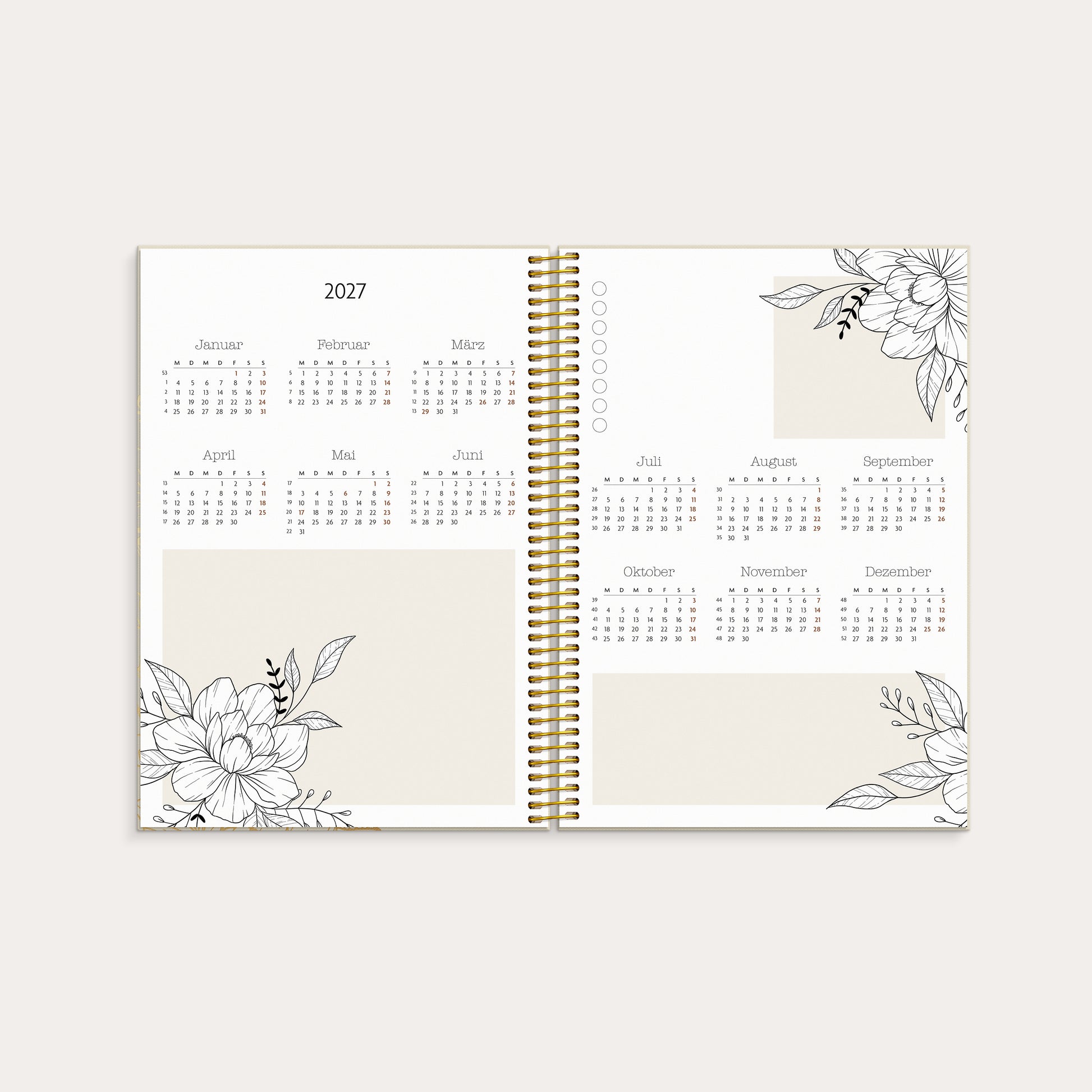 Life planner Bloom 26/27 – detail view