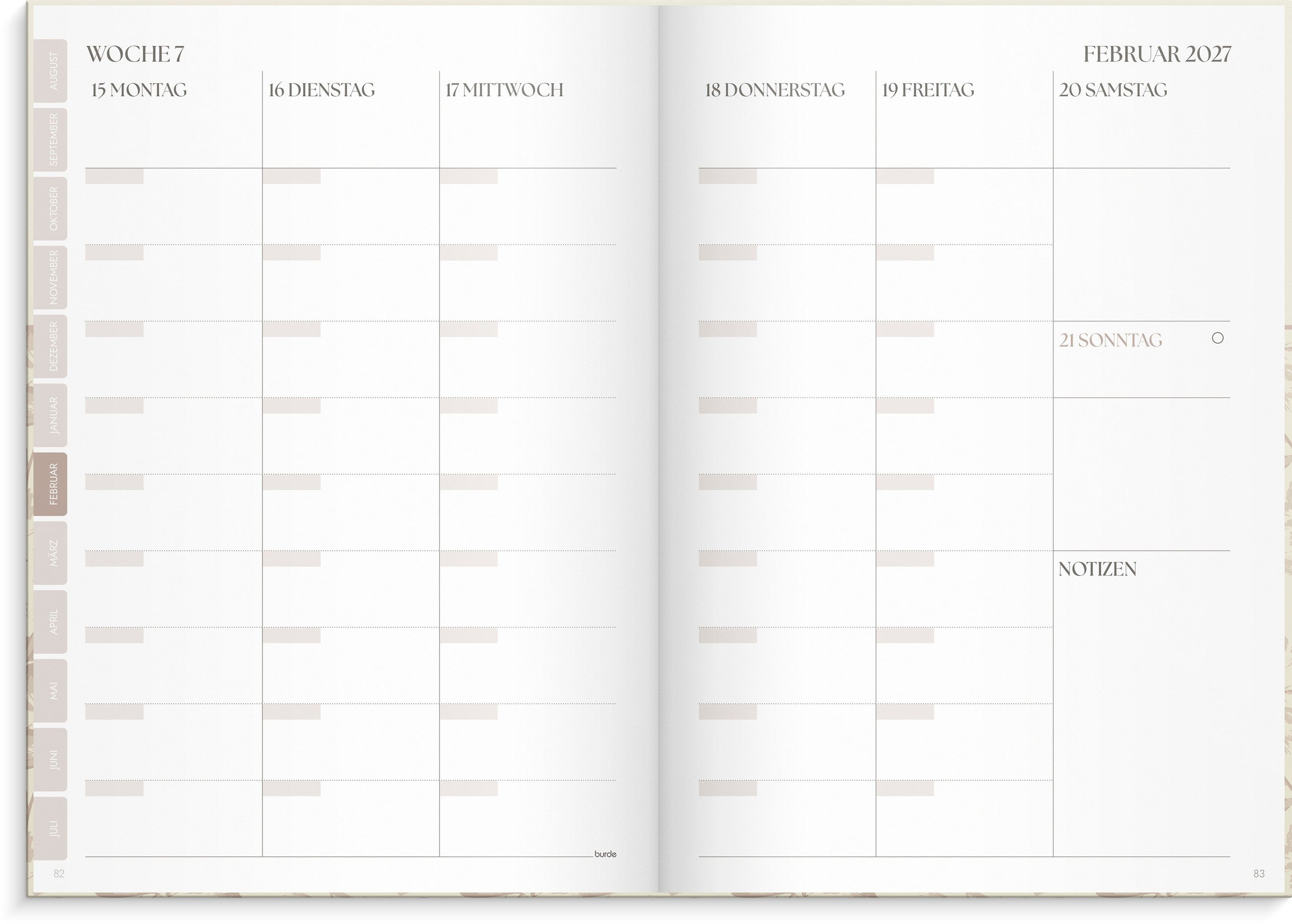 Lehrerplaner 26/27 Blumen