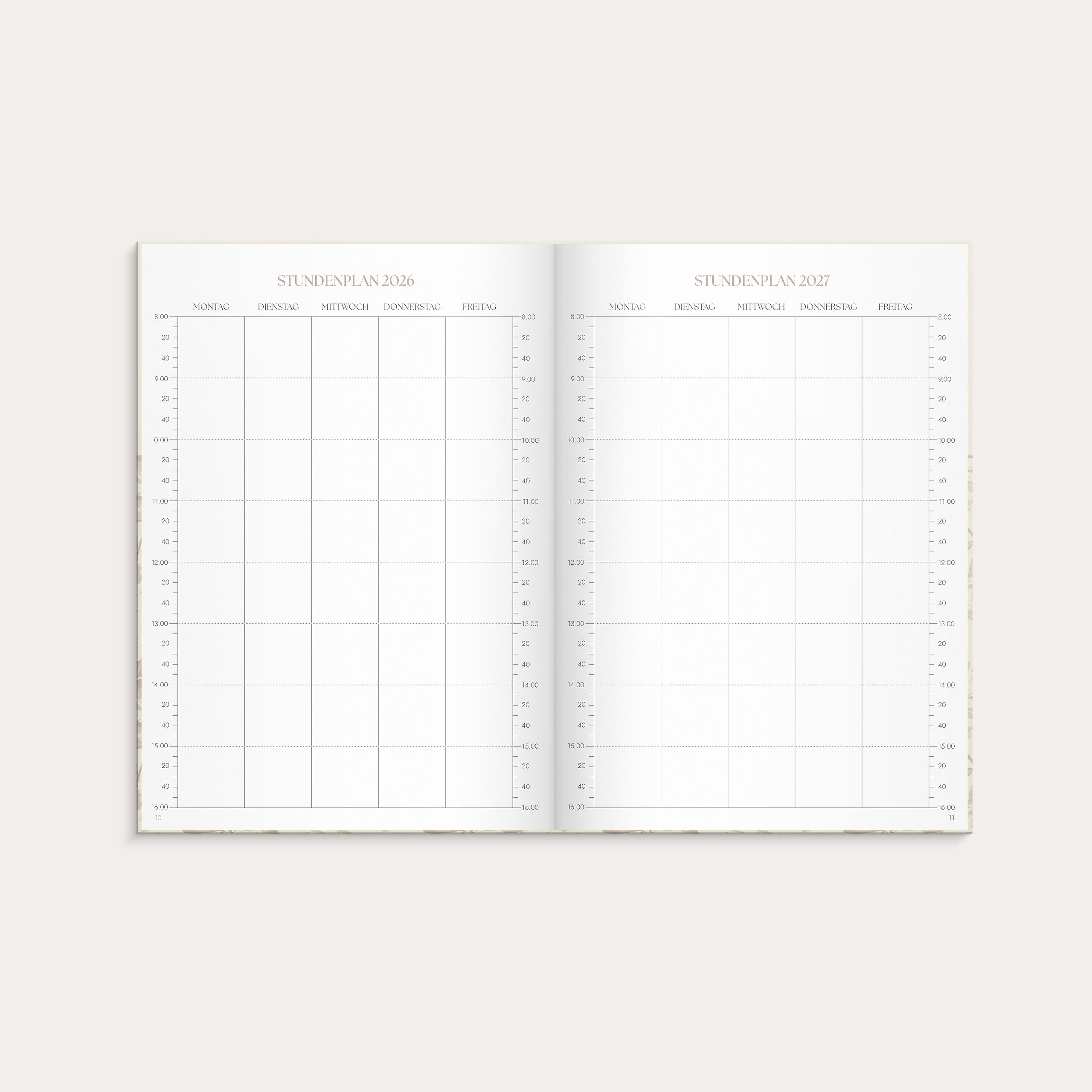 Lehrerplaner 26/27 Blumen