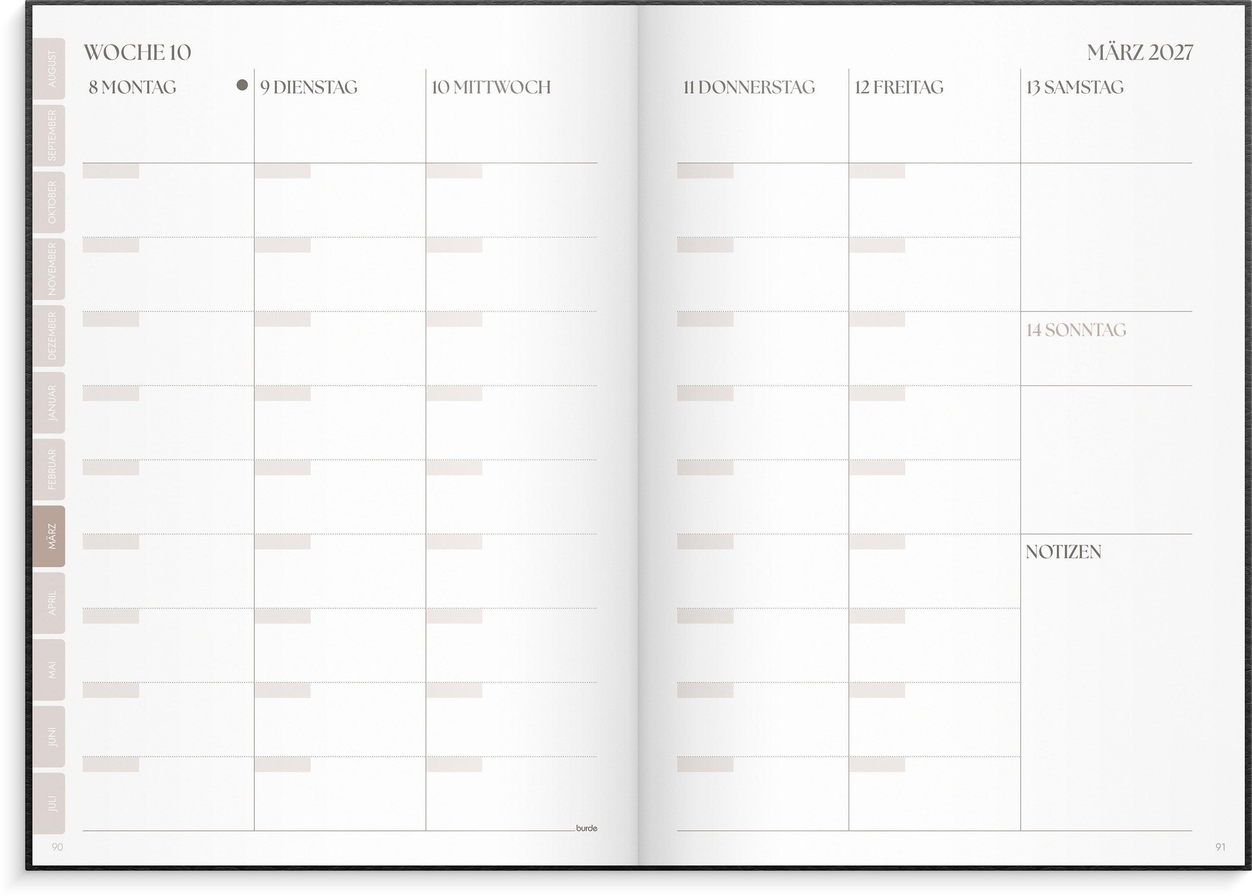 Lehrerplaner 26/27 Schwarz