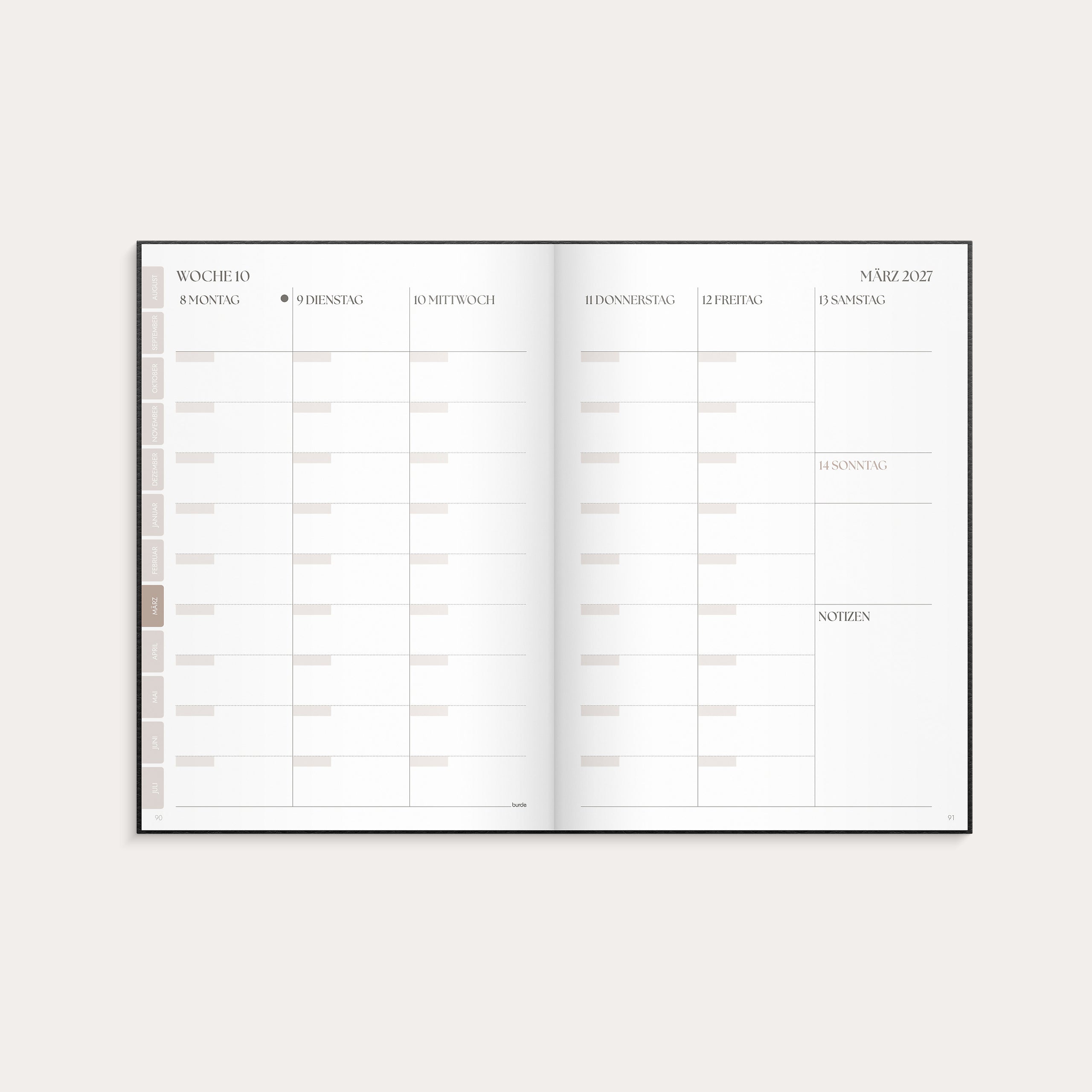 Lehrerplaner 26/27 Schwarz