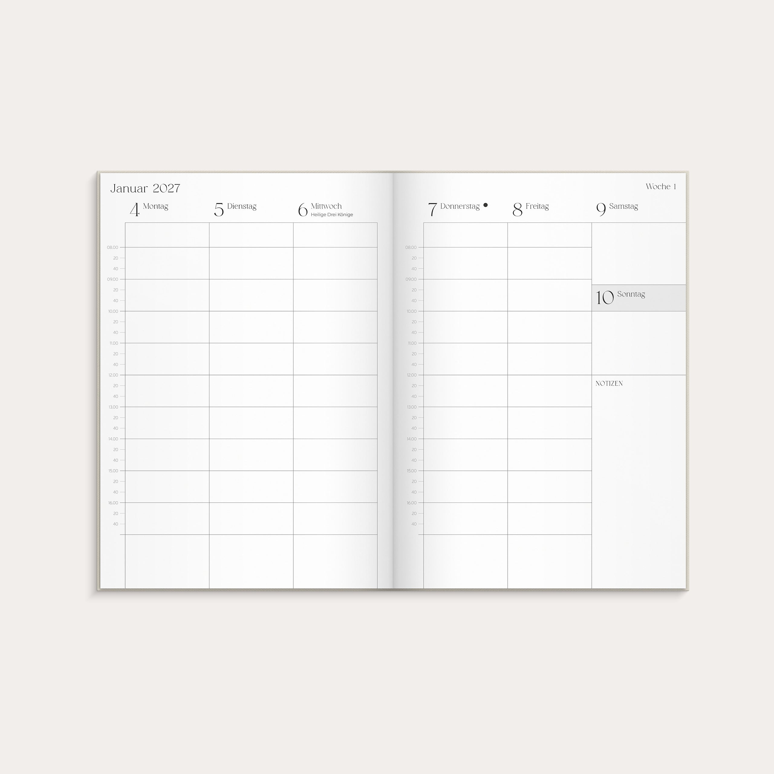 Student Planner A5 26/27  Beige