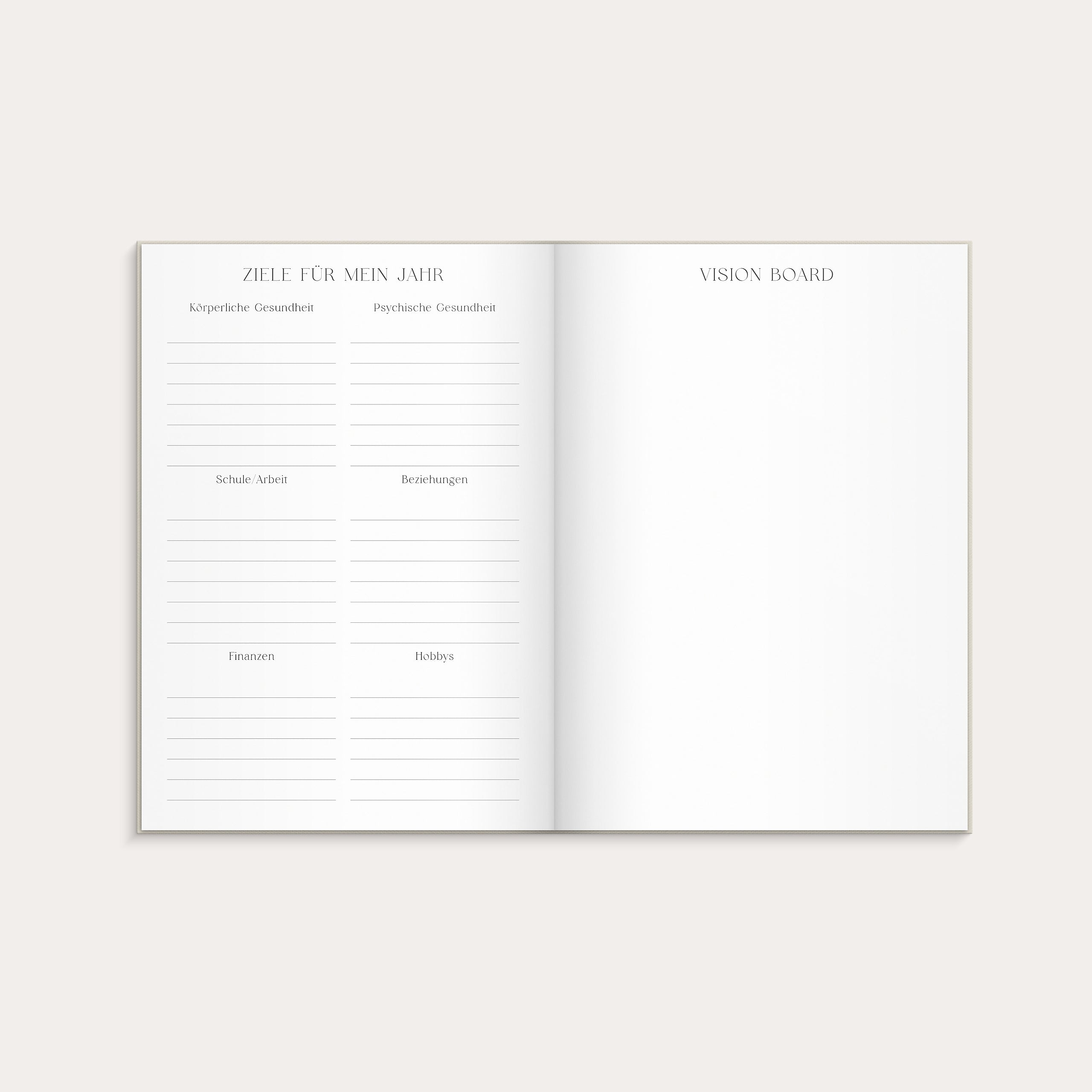 Student Planner A5 26/27  Beige – detail view