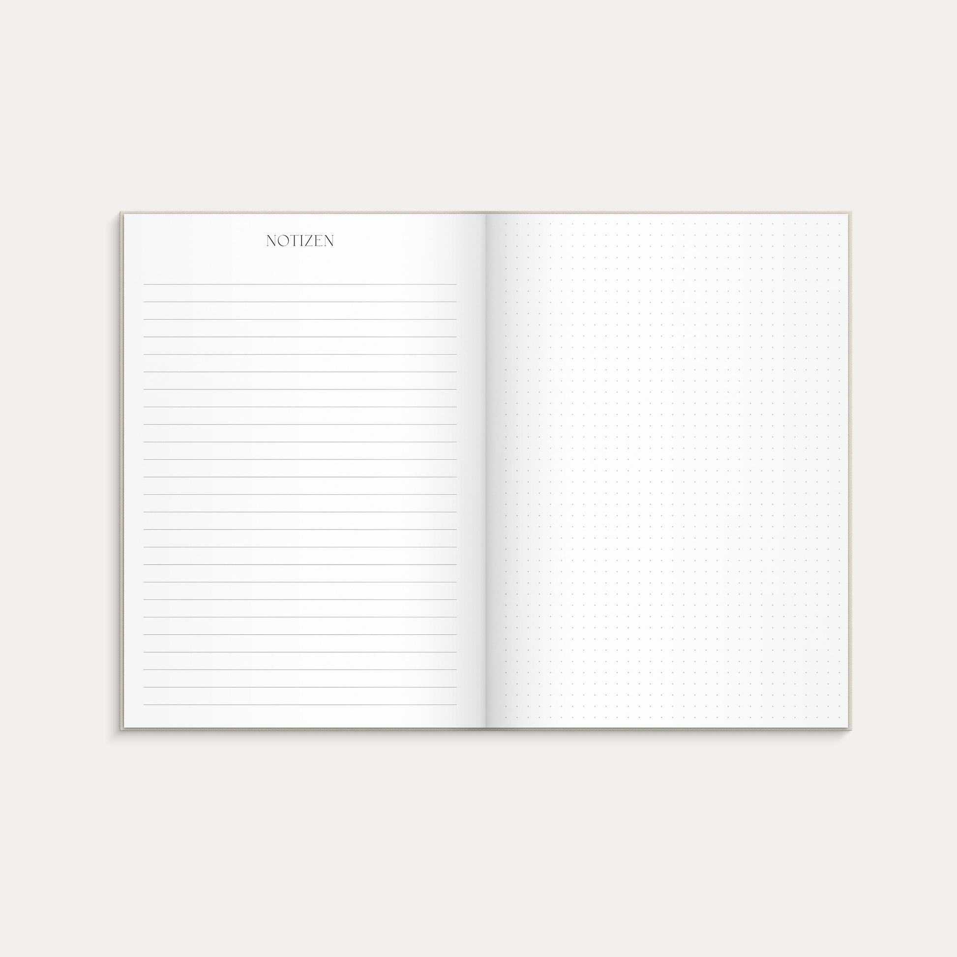 Student Planner A5 26/27  Beige – detail view