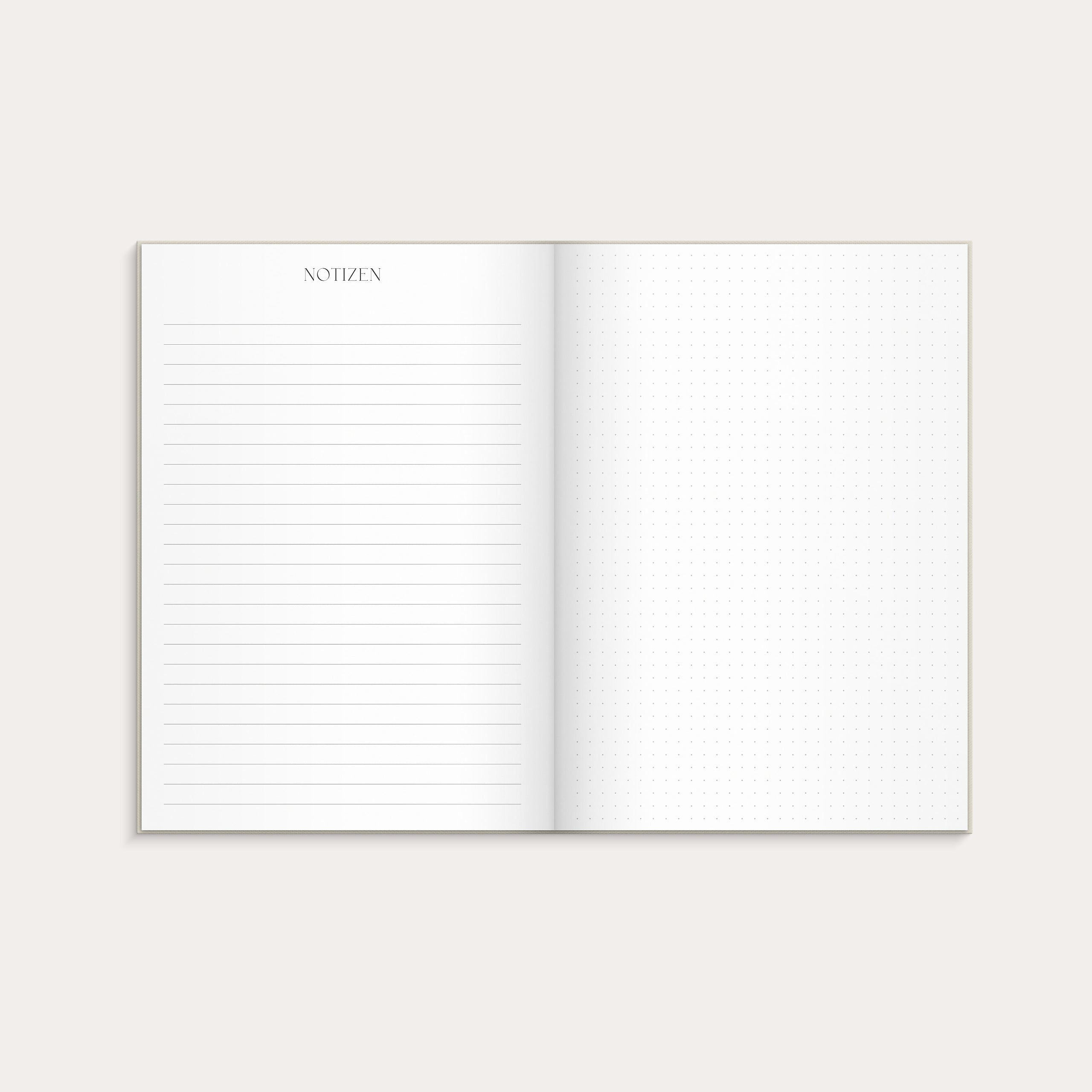 Student Planner A5 26/27  Beige – detail view