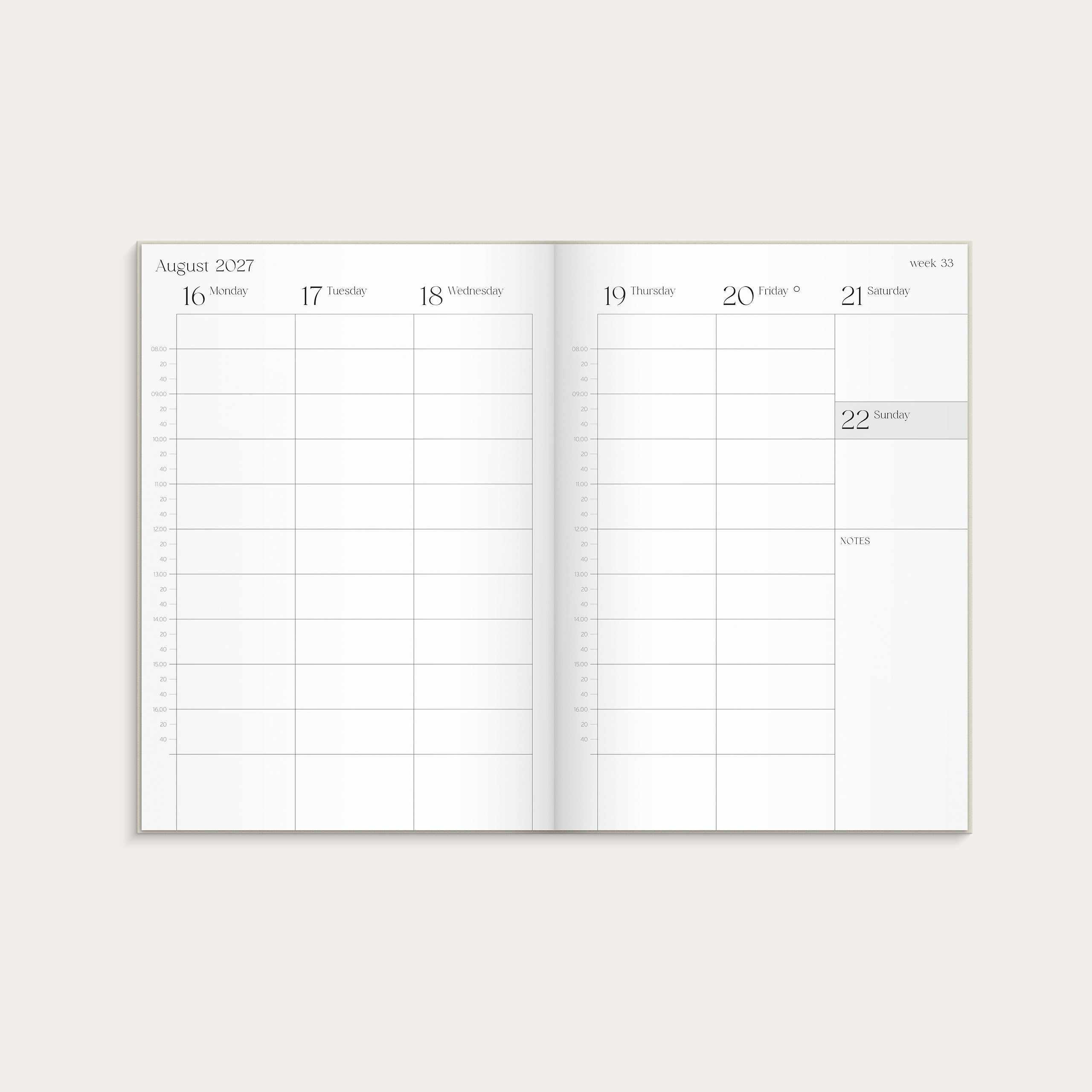 Student Planner A5 26/27 beige