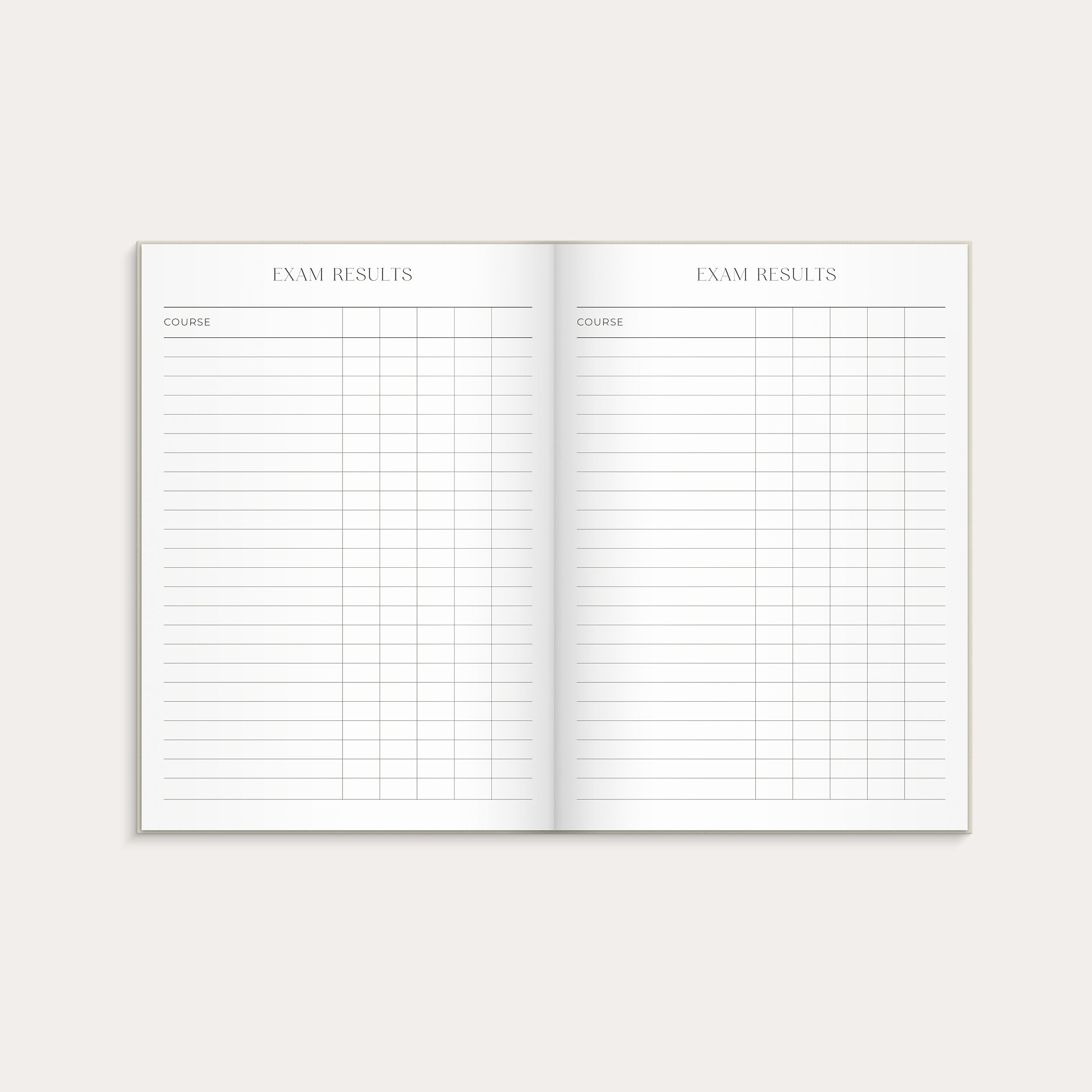 Student Planner A5 26/27 beige