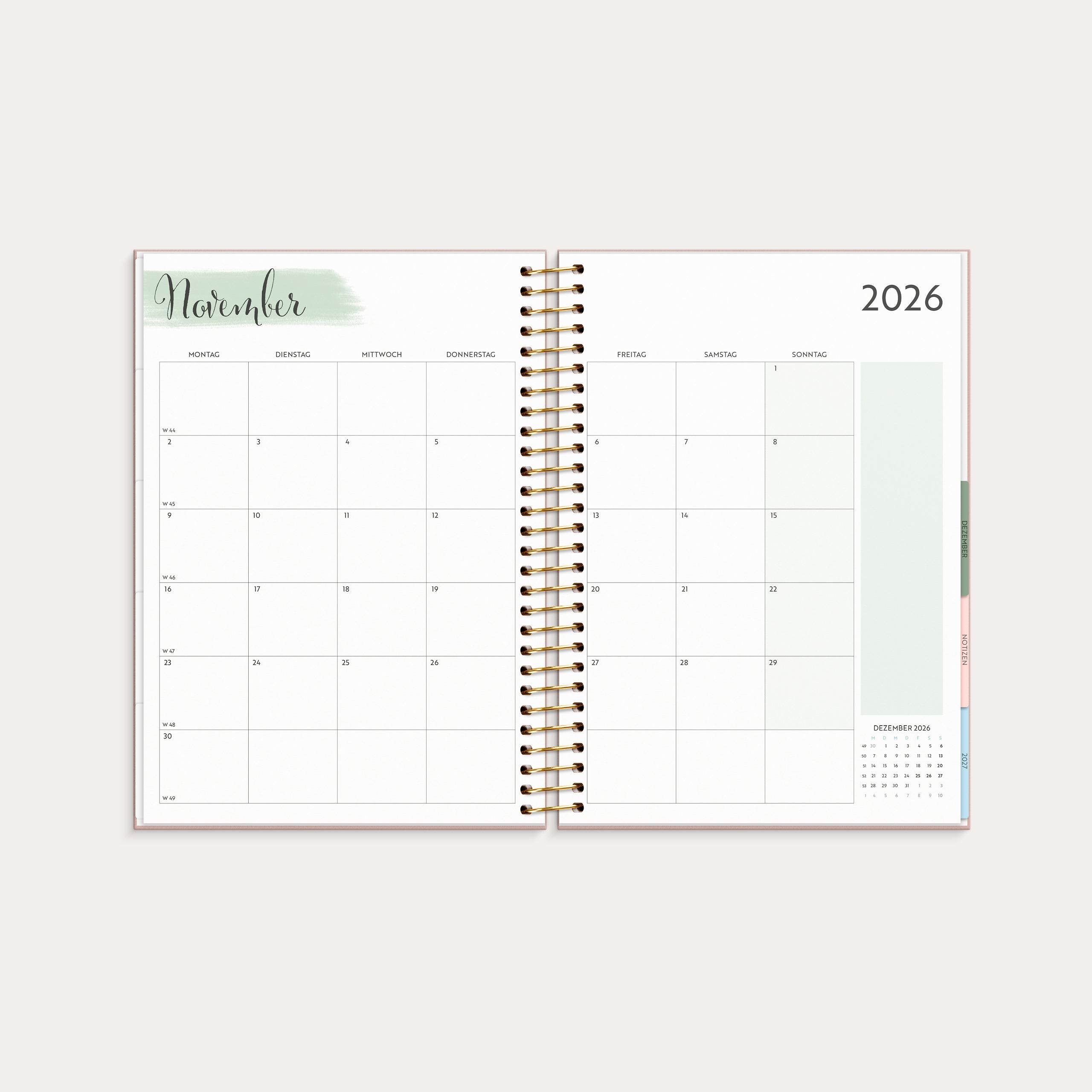 Life Organizer 2026 Rosa
