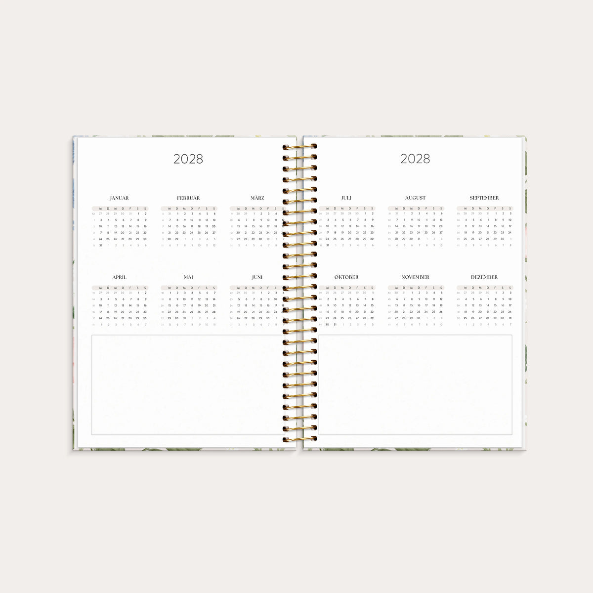 Life Organizer 2027 Blumen
