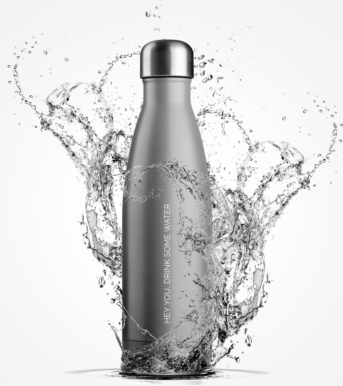 Thermosflasche Matte Grey