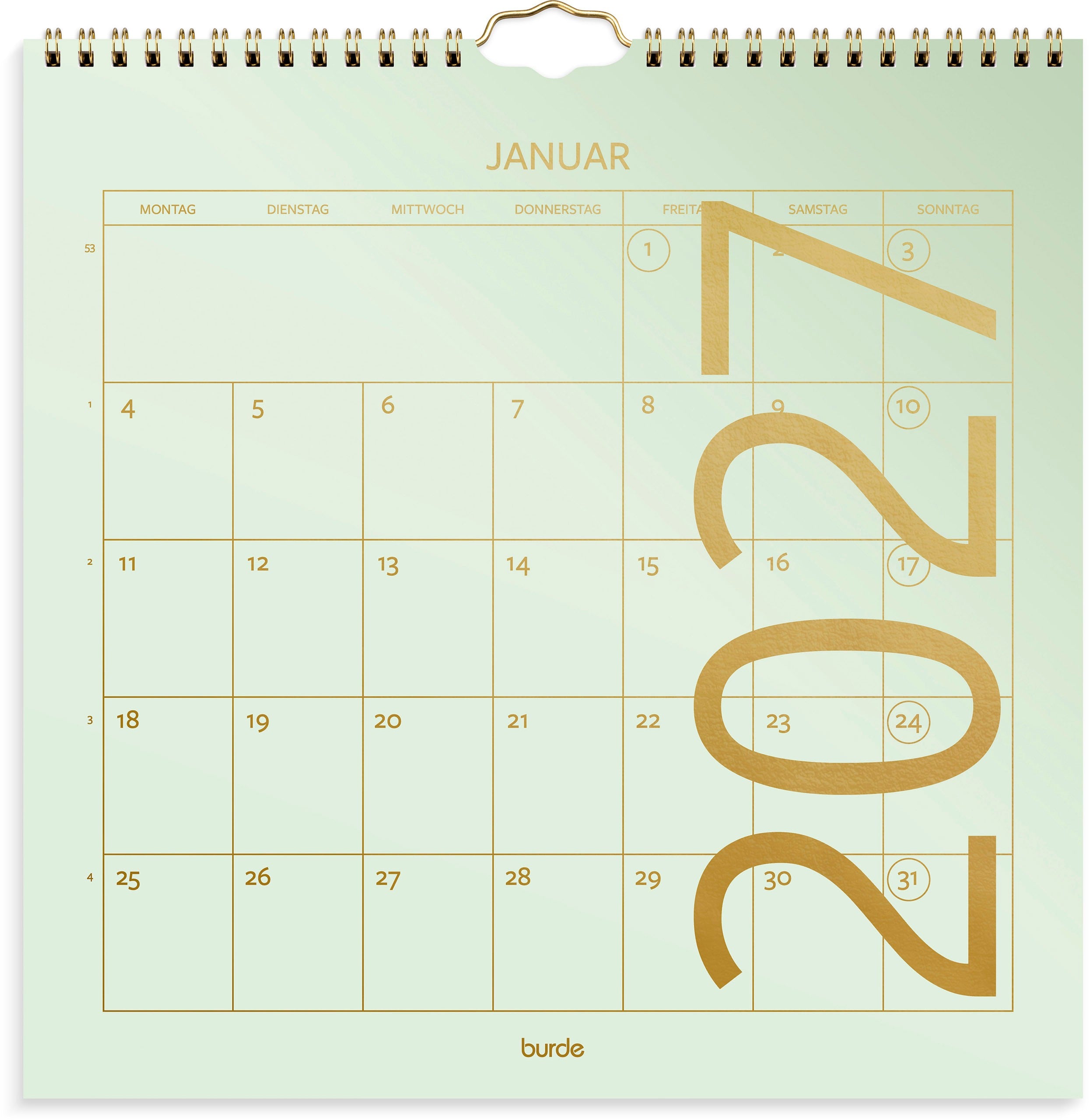 Wandkalender 2027 Color