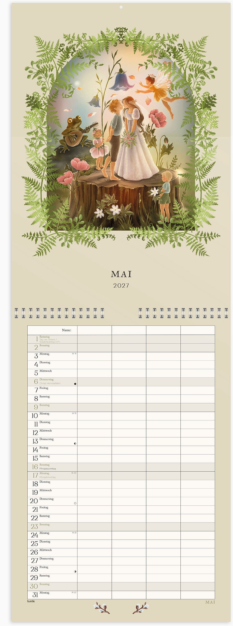 Familienkalender 2027 Märchenwald