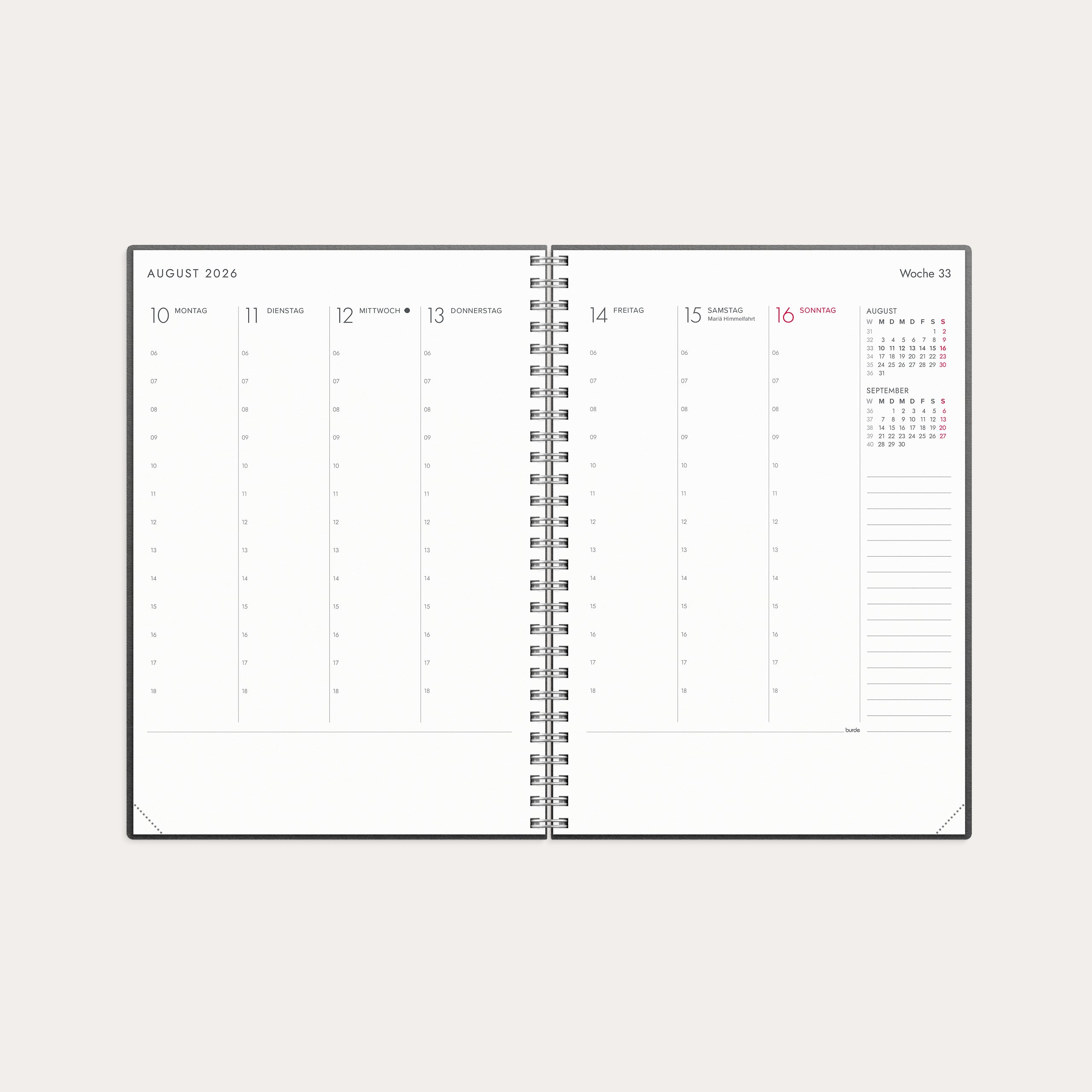 Kalender 2026 Agency Business A5 Eco