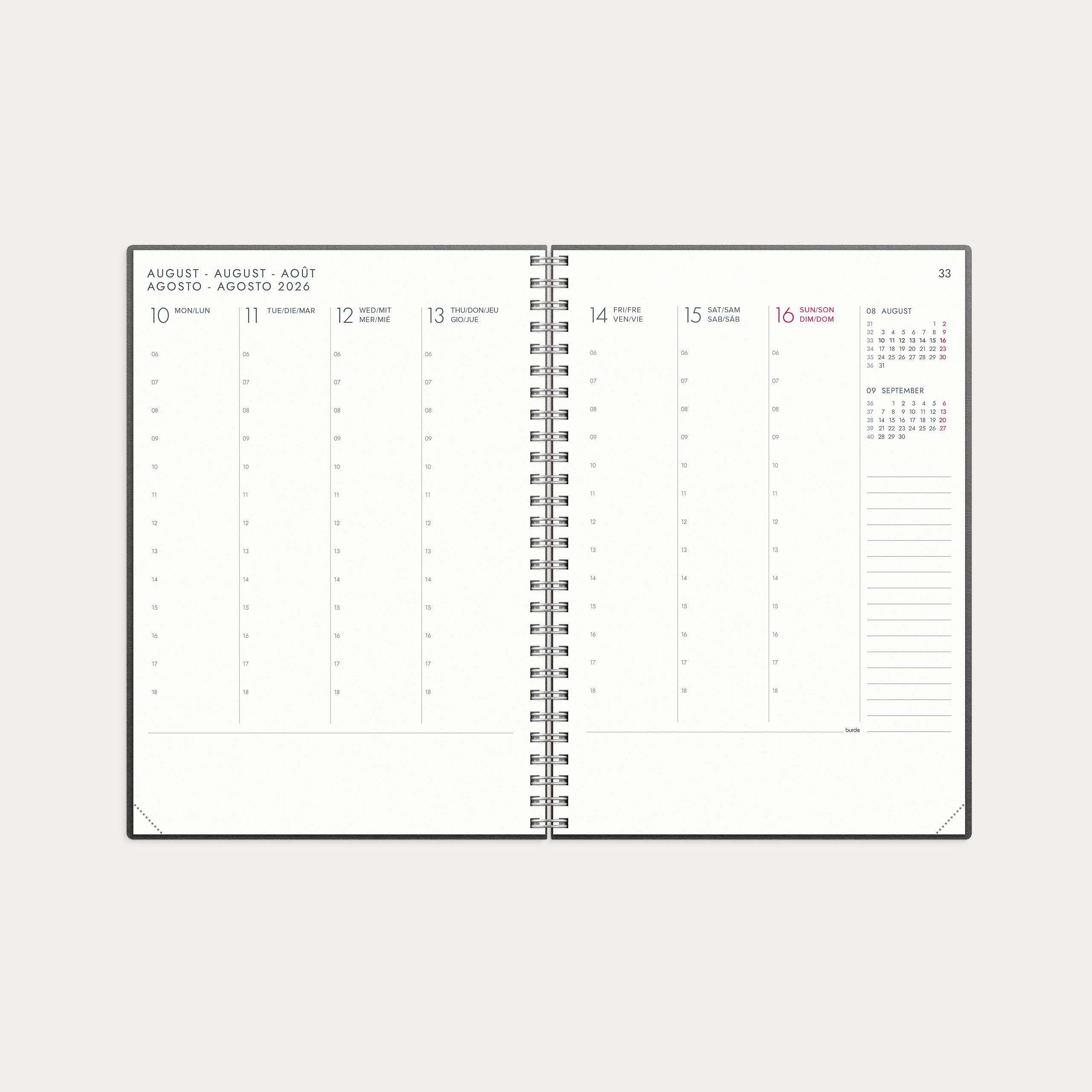 Kalender 2026 Agency Business A5 Eco