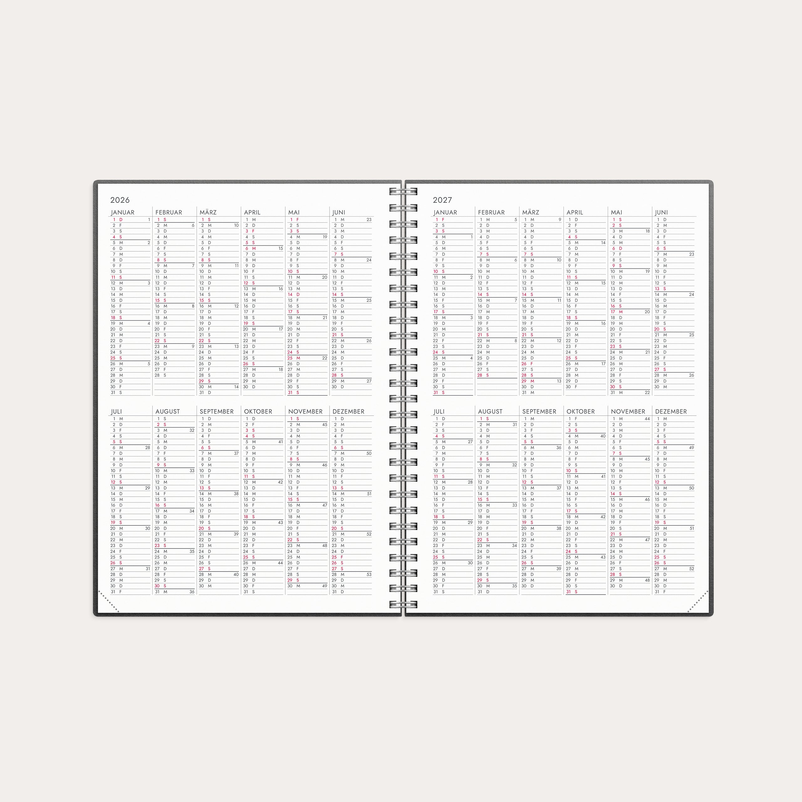 Kalender 2026 Agency Business A5 Eco