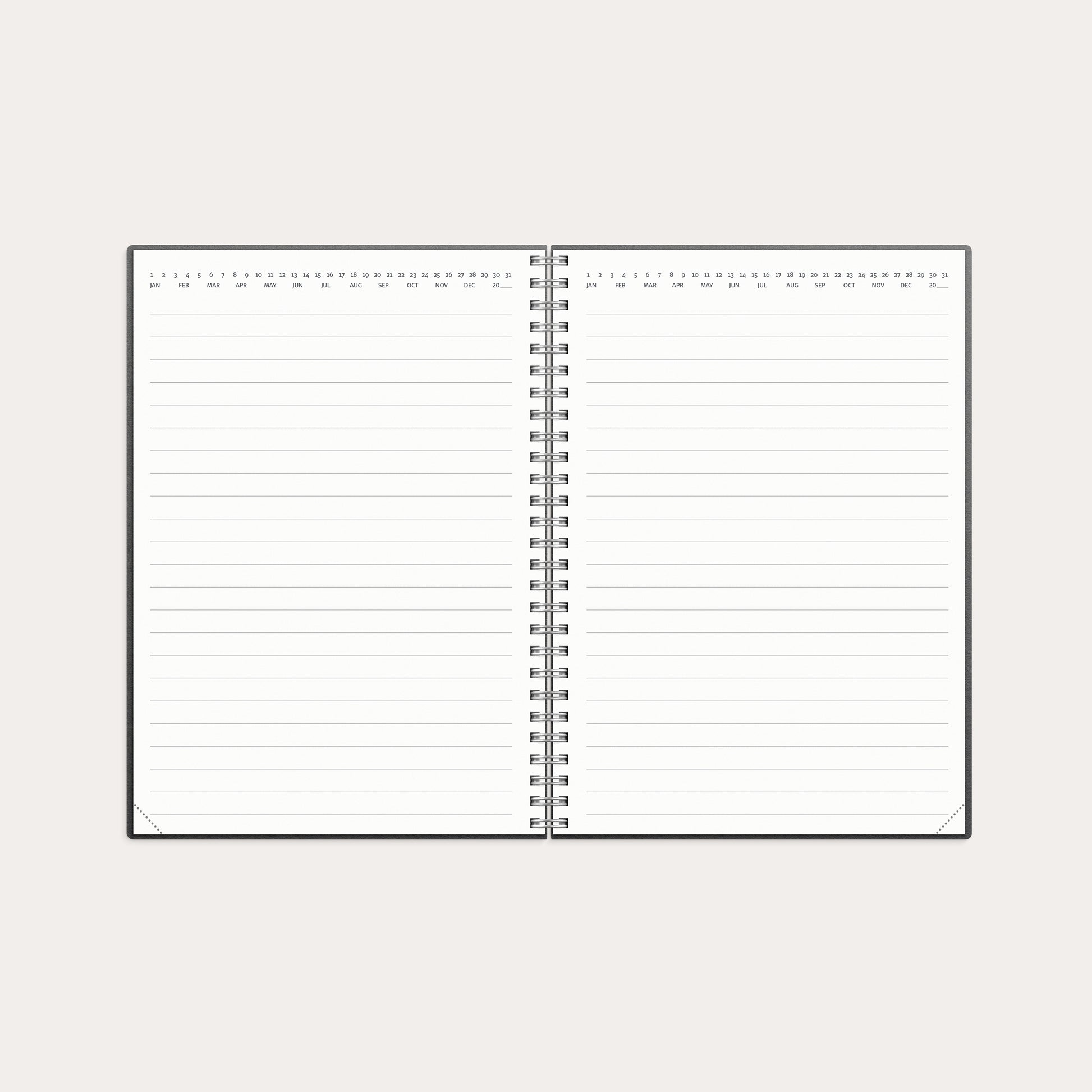 Kalender 2026 Agency Business A5 Eco – detail view