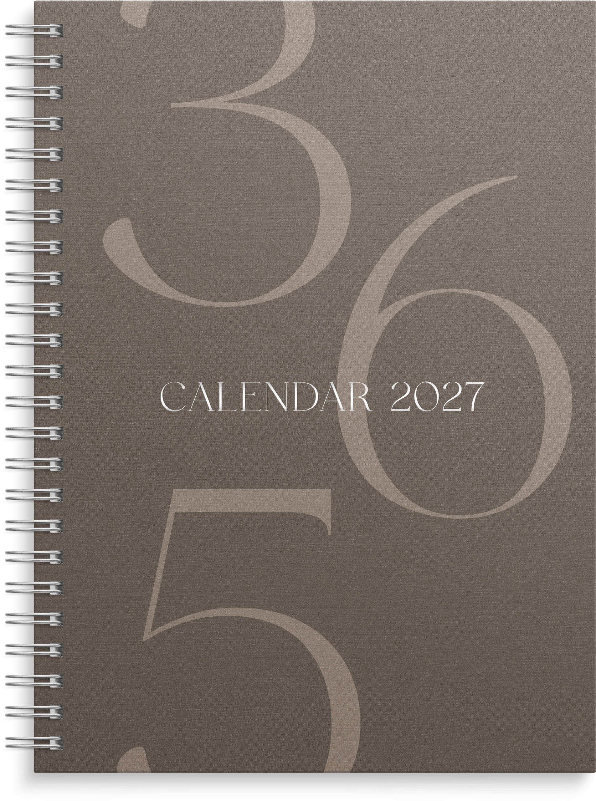 Calendar 2027 Senator A5 Story Brown