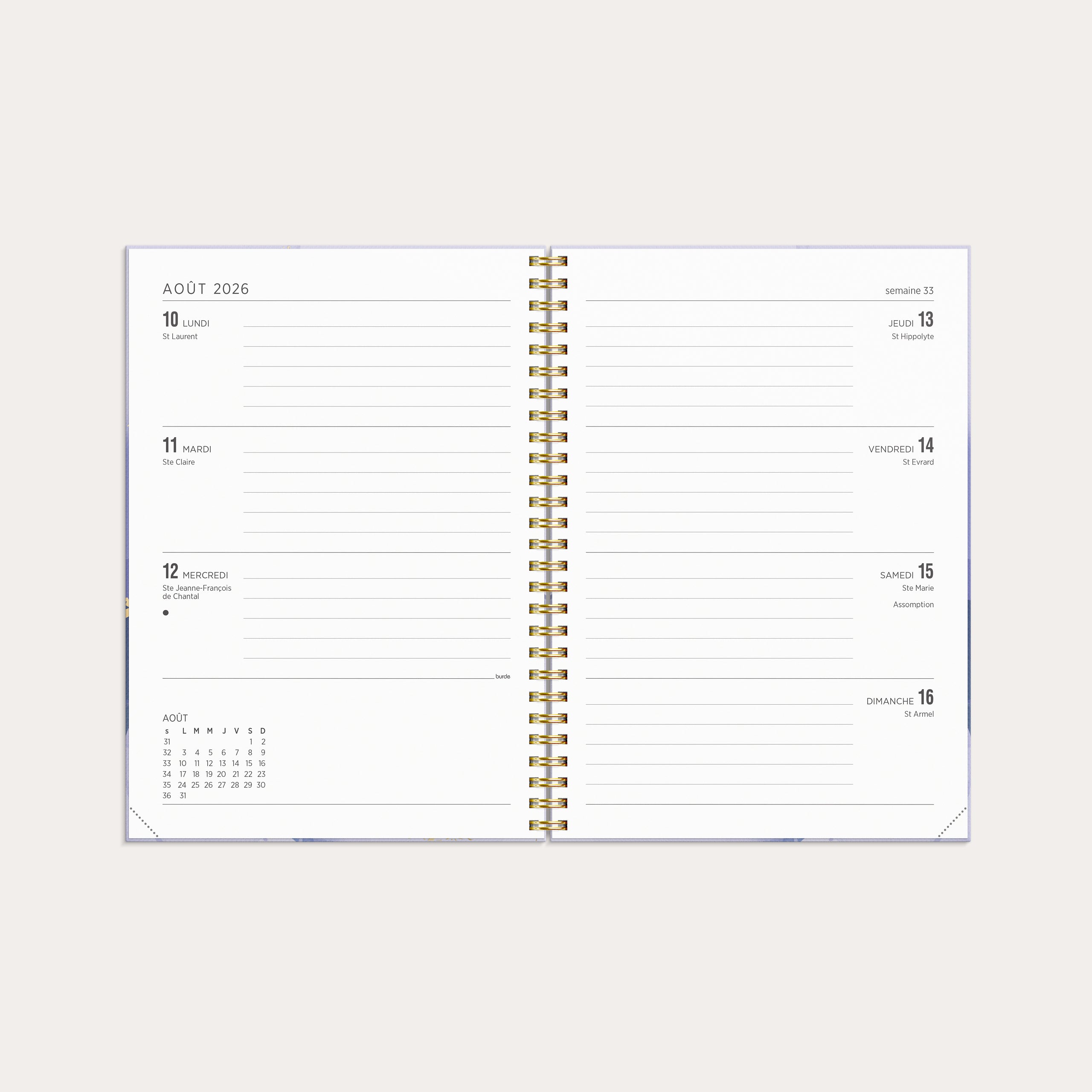 Agenda 2026 Senator A5 Marbre