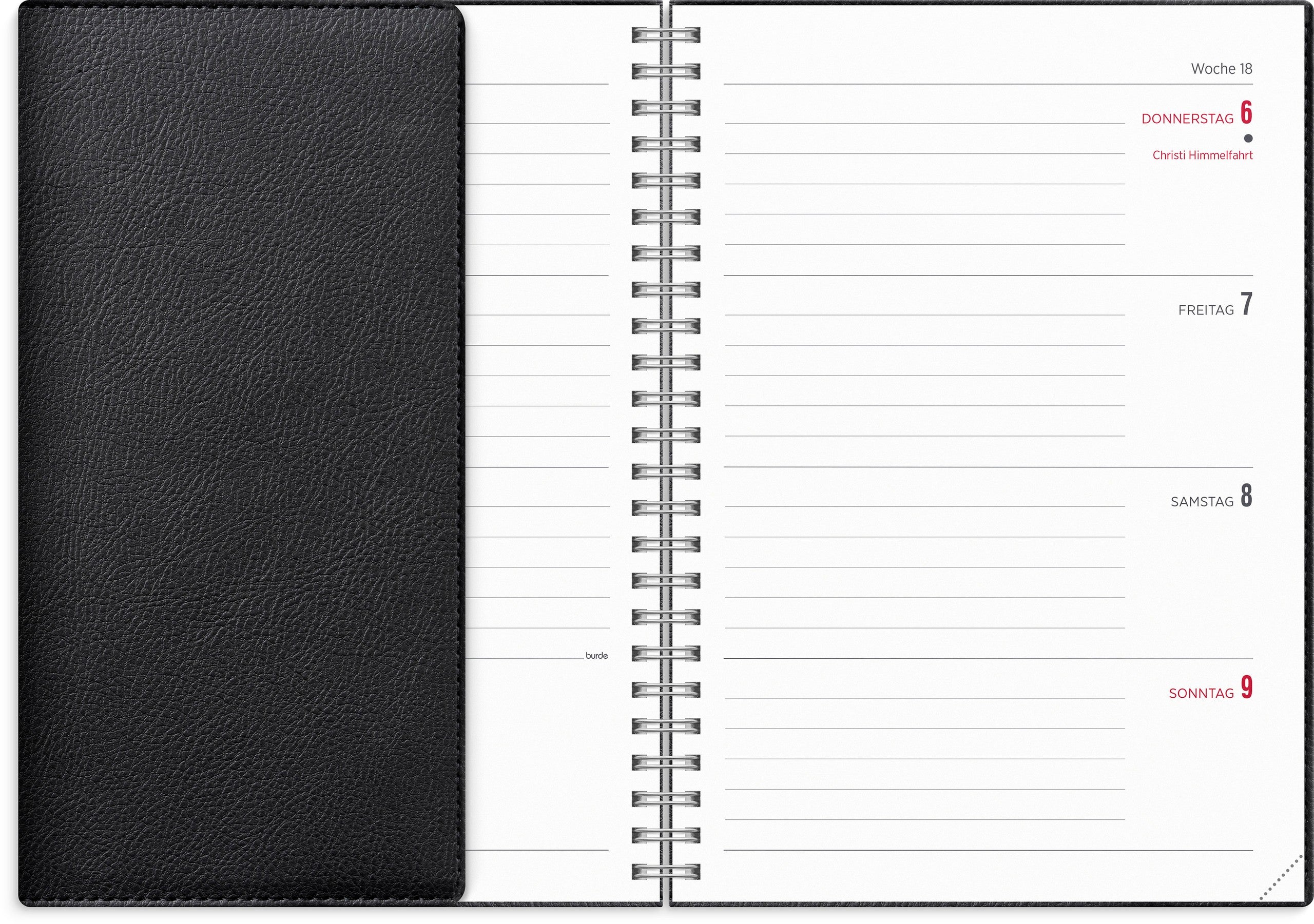 Kalender 2027 Senator A5 Twist schwarz
