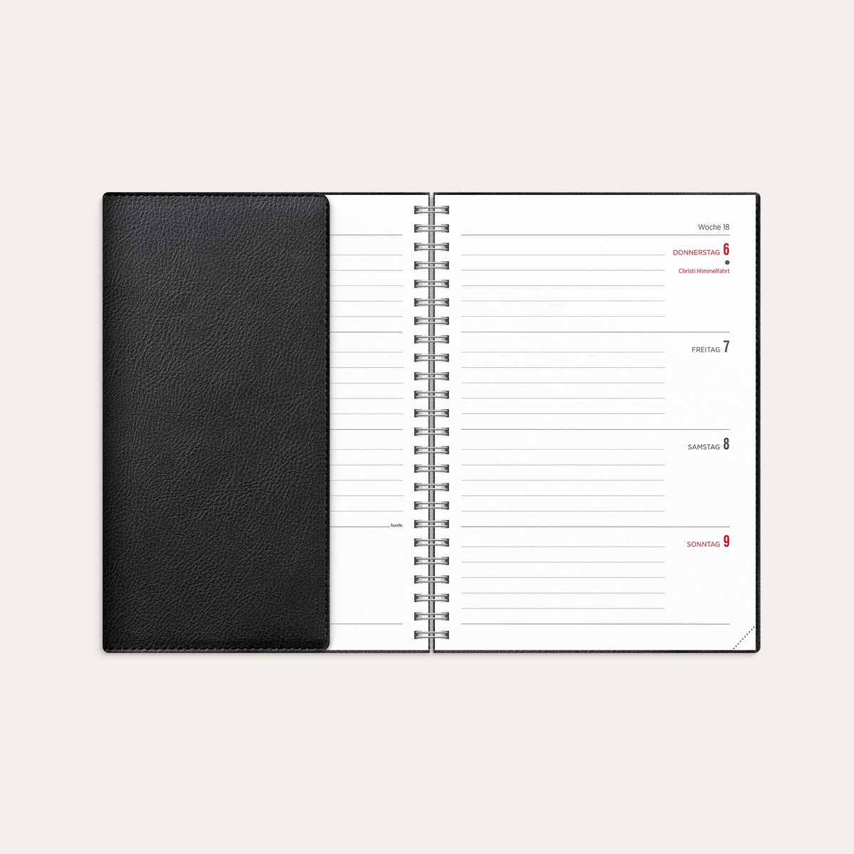 Calendar 2027 Senator A5 Twist black