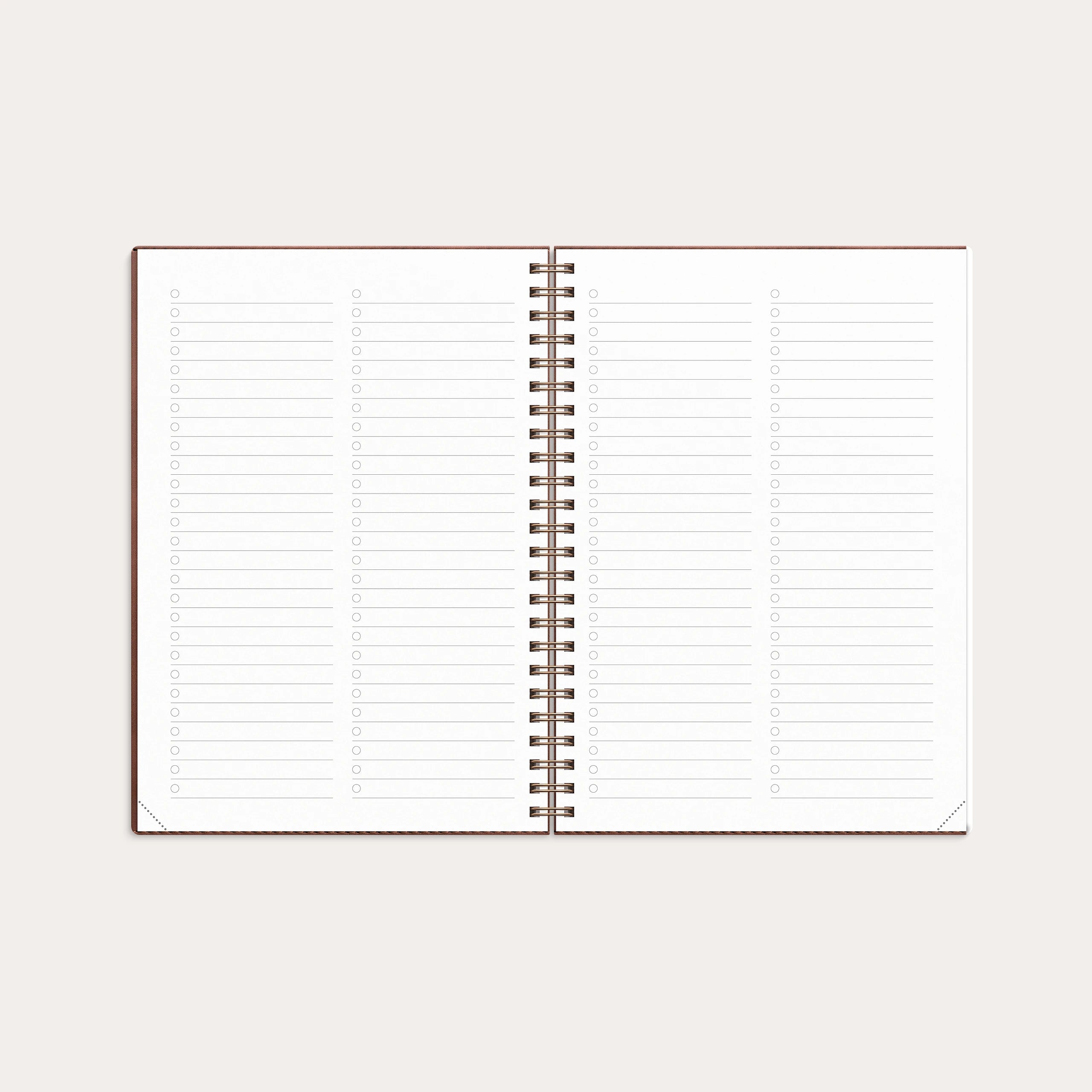 Calendar 2027 Senator A5 Twist brown