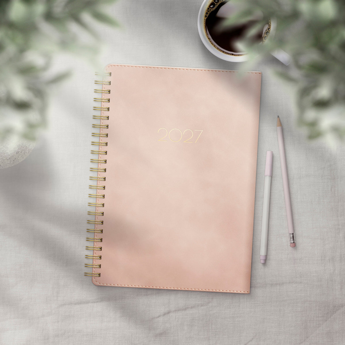Calendar 2027 Senator A5 Twist pink
