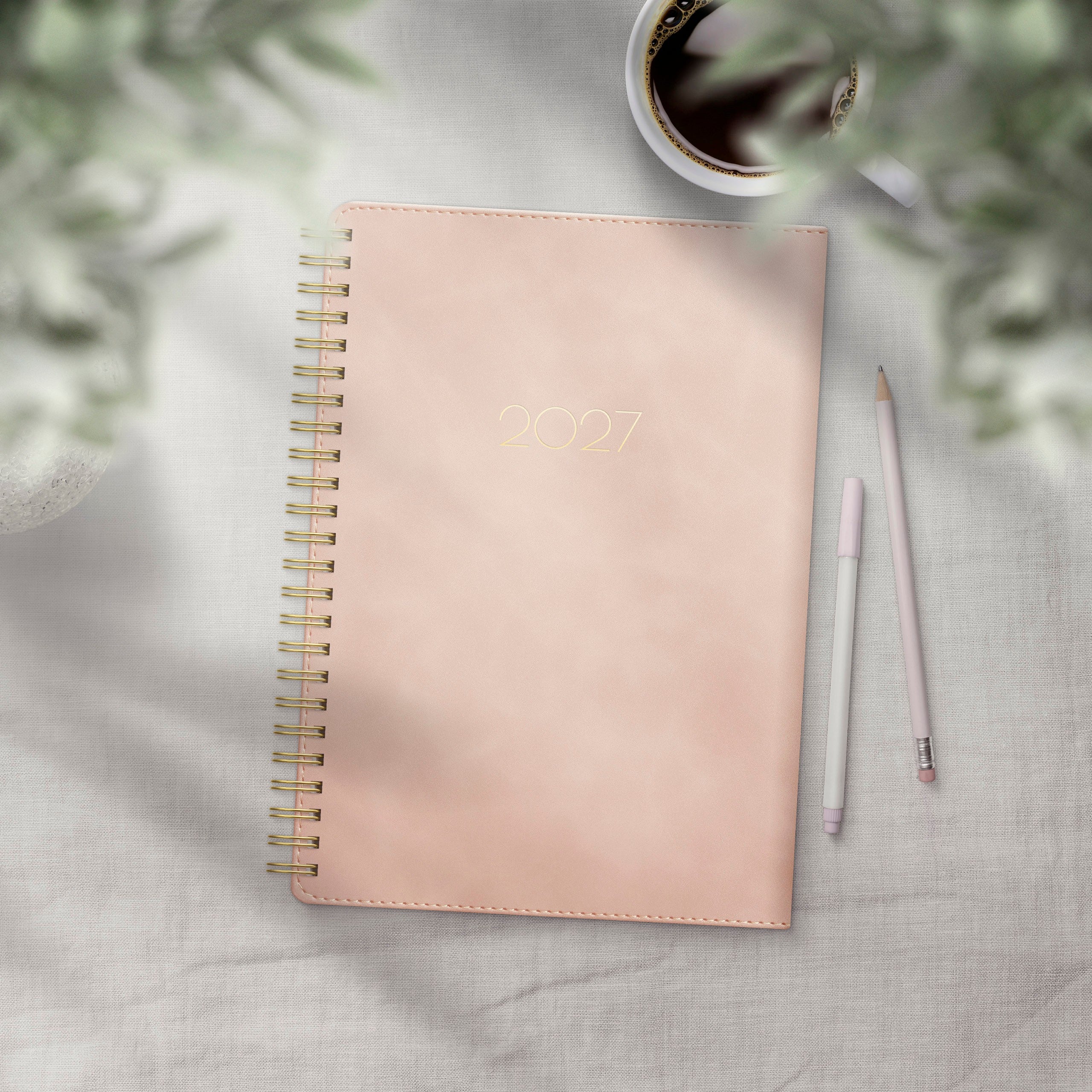 Calendar 2027 Senator A5 Twist pink