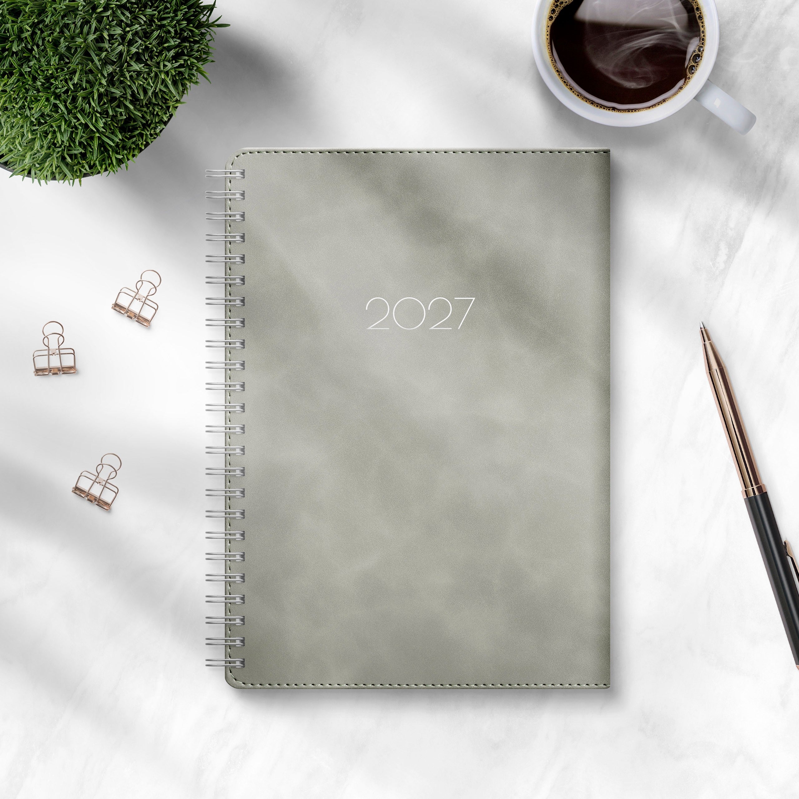 Kalender 2027 Senator A5 Twist grau