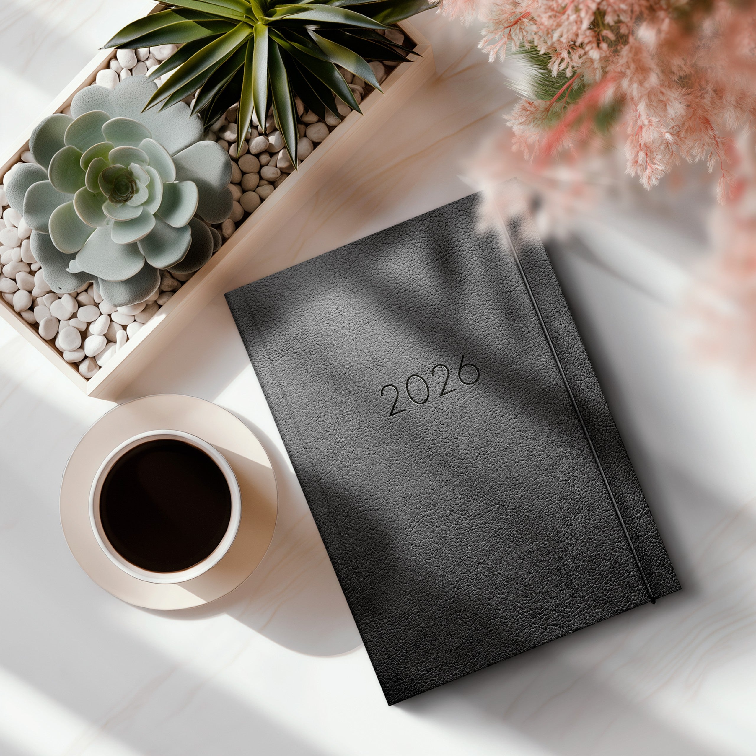 Kalender 2026 Agency A5 Vega schwarz