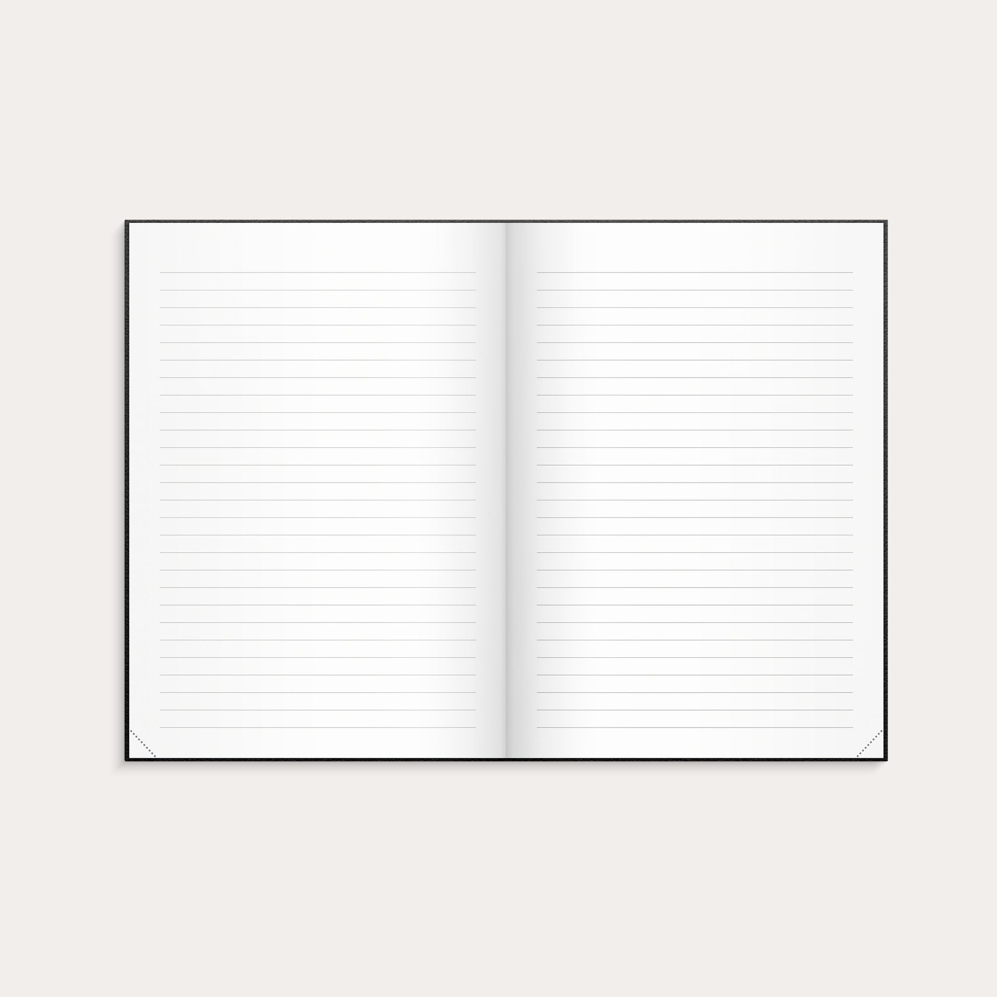 Kalender 2026 Agency A5 Vega schwarz – detail view