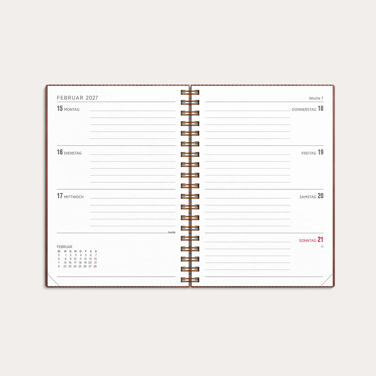 Kalender 2027 Senator A6 Twist braun