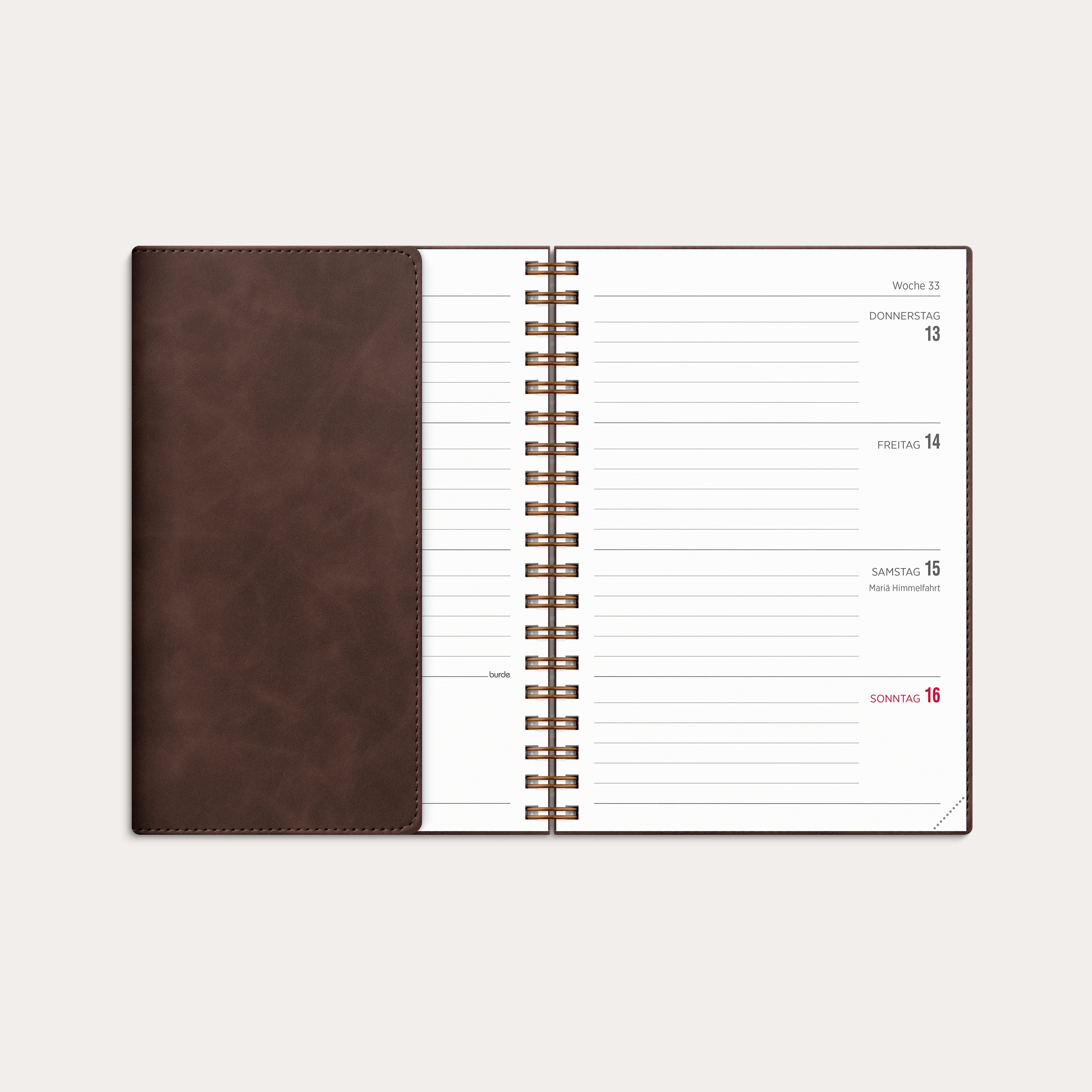 Kalender 2026 Senator A6 Twist braun