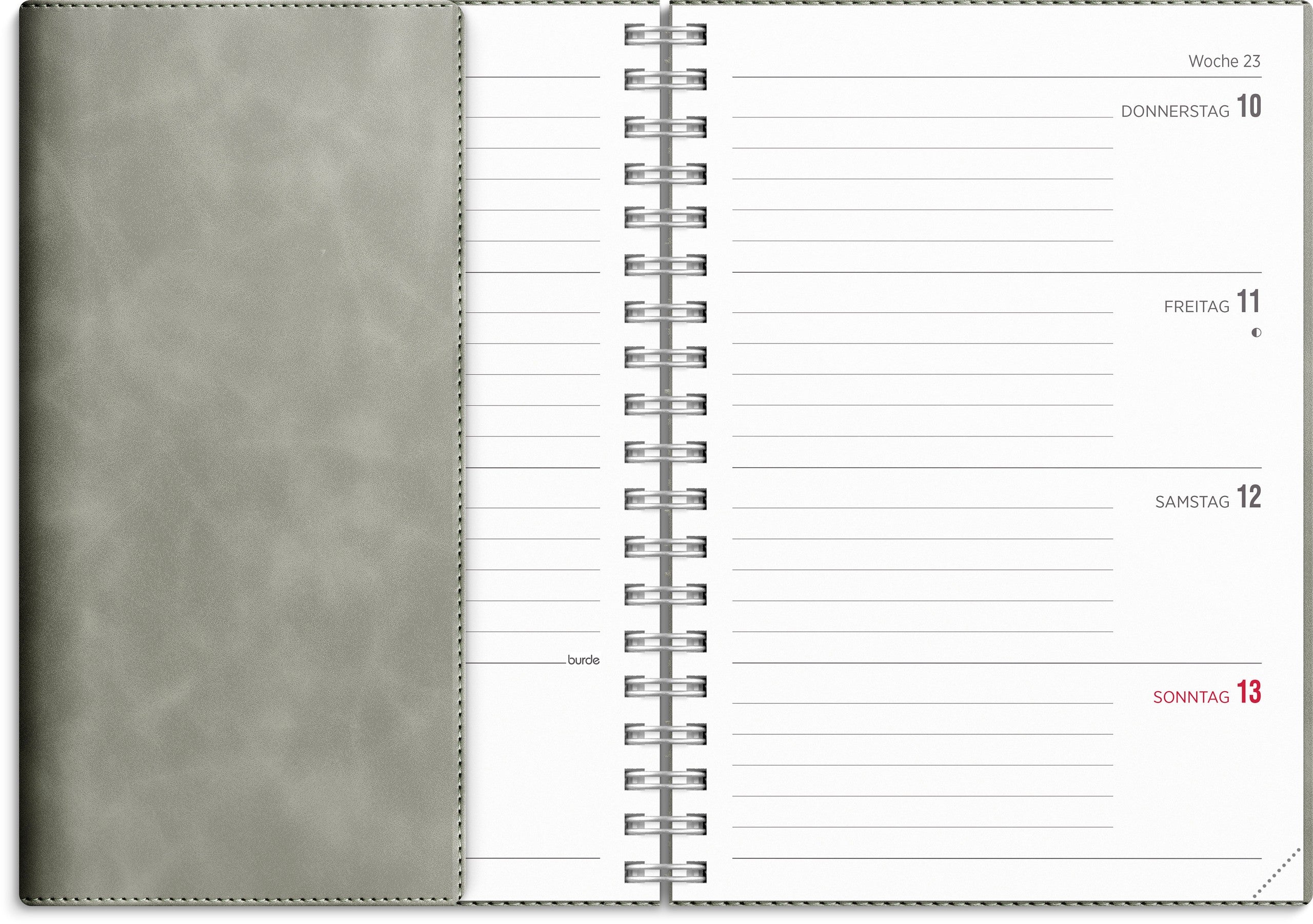 Kalender 2027 Senator A6 Twist grau