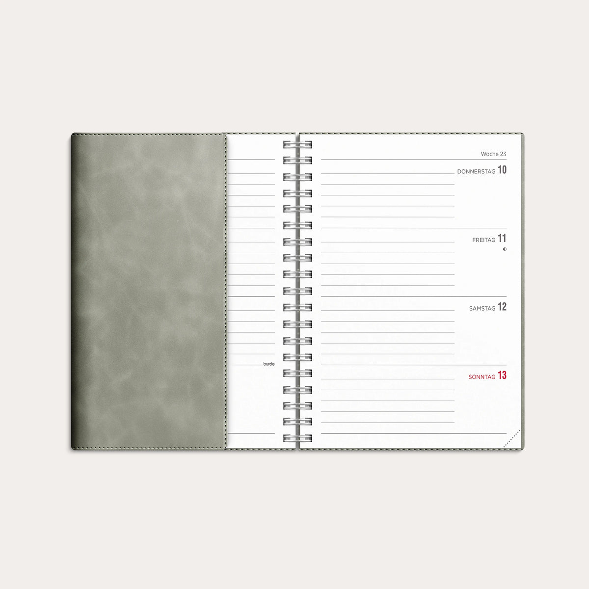 Kalender 2027 Senator A6 Twist grau