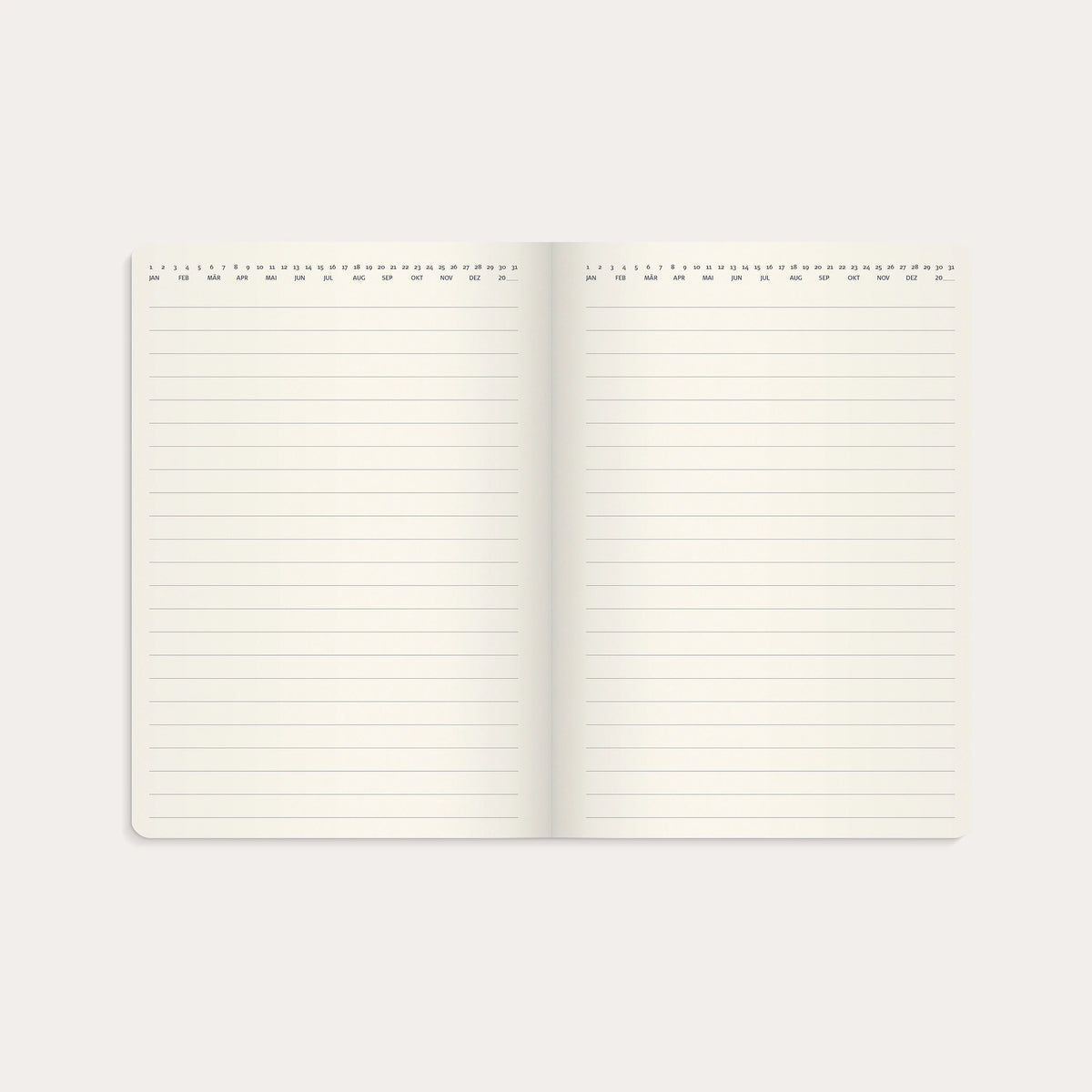 Kalender 2027 Agency A5 Forma Deluxe braun