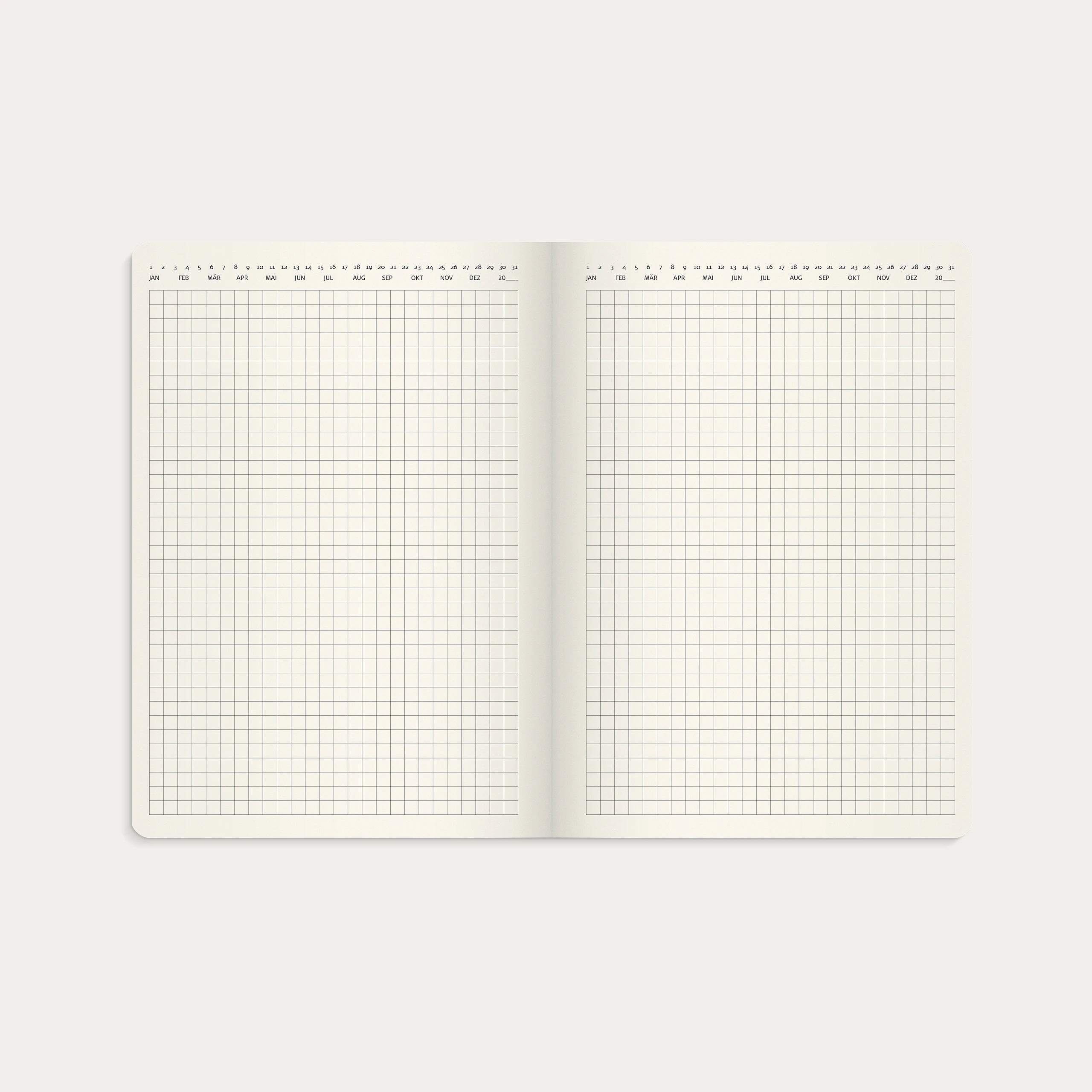 Kalender 2027 Agency A5 Forma Deluxe braun